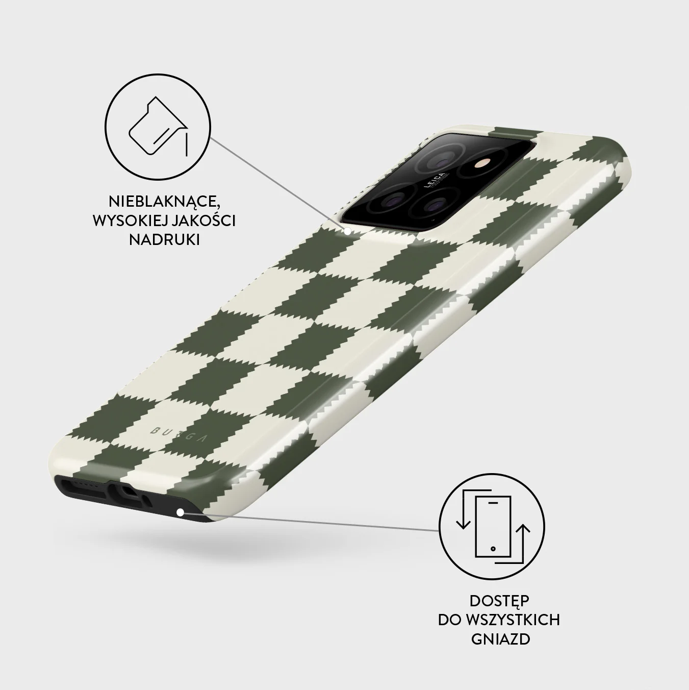 Retro Grid - Xiaomi 14 Etui - Image 3