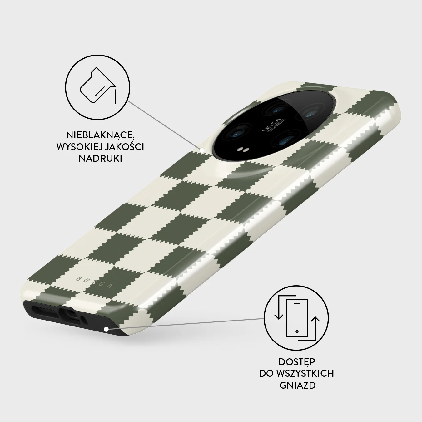 Retro Grid - Xiaomi 14 Ultra Etui - Image 3