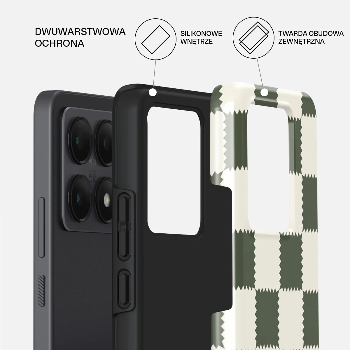 Retro Grid - Xiaomi 14T Etui - Image 2