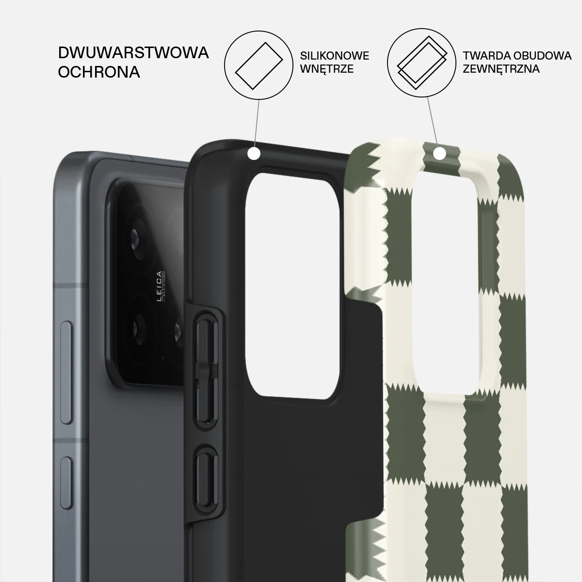 Retro Grid - Xiaomi 15 Etui - Image 2