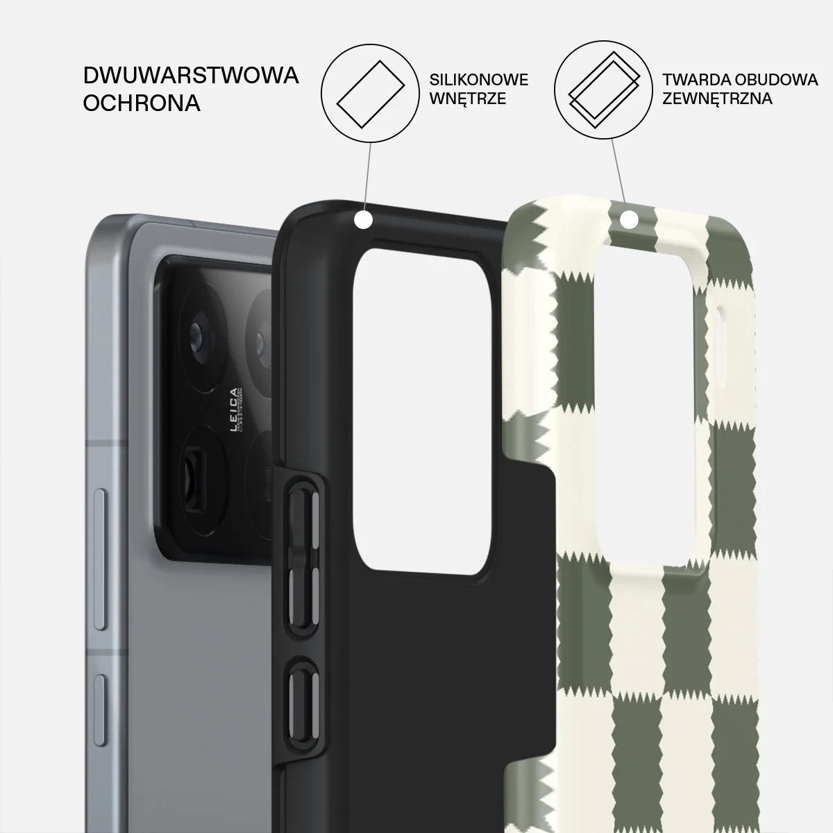 Retro Grid - Xiaomi 15 Pro Etui - Image 2