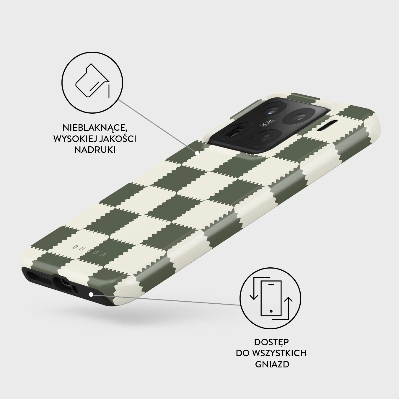 Retro Grid - Xiaomi 15 Pro Etui - Image 3