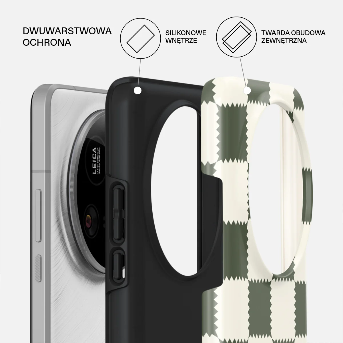 Retro Grid - Xiaomi 15 Ultra Etui - Image 2