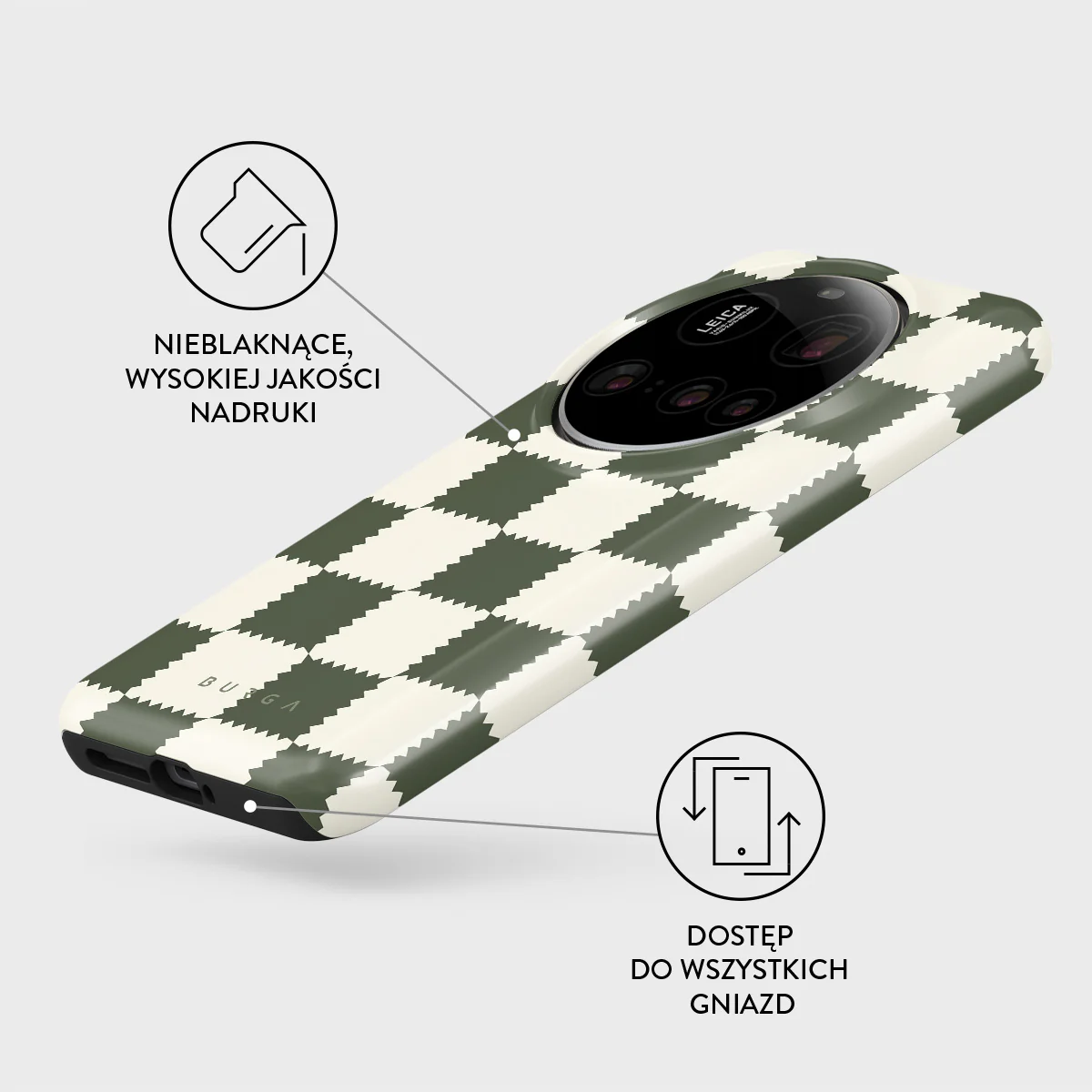 Retro Grid - Xiaomi 15 Ultra Etui - Image 3