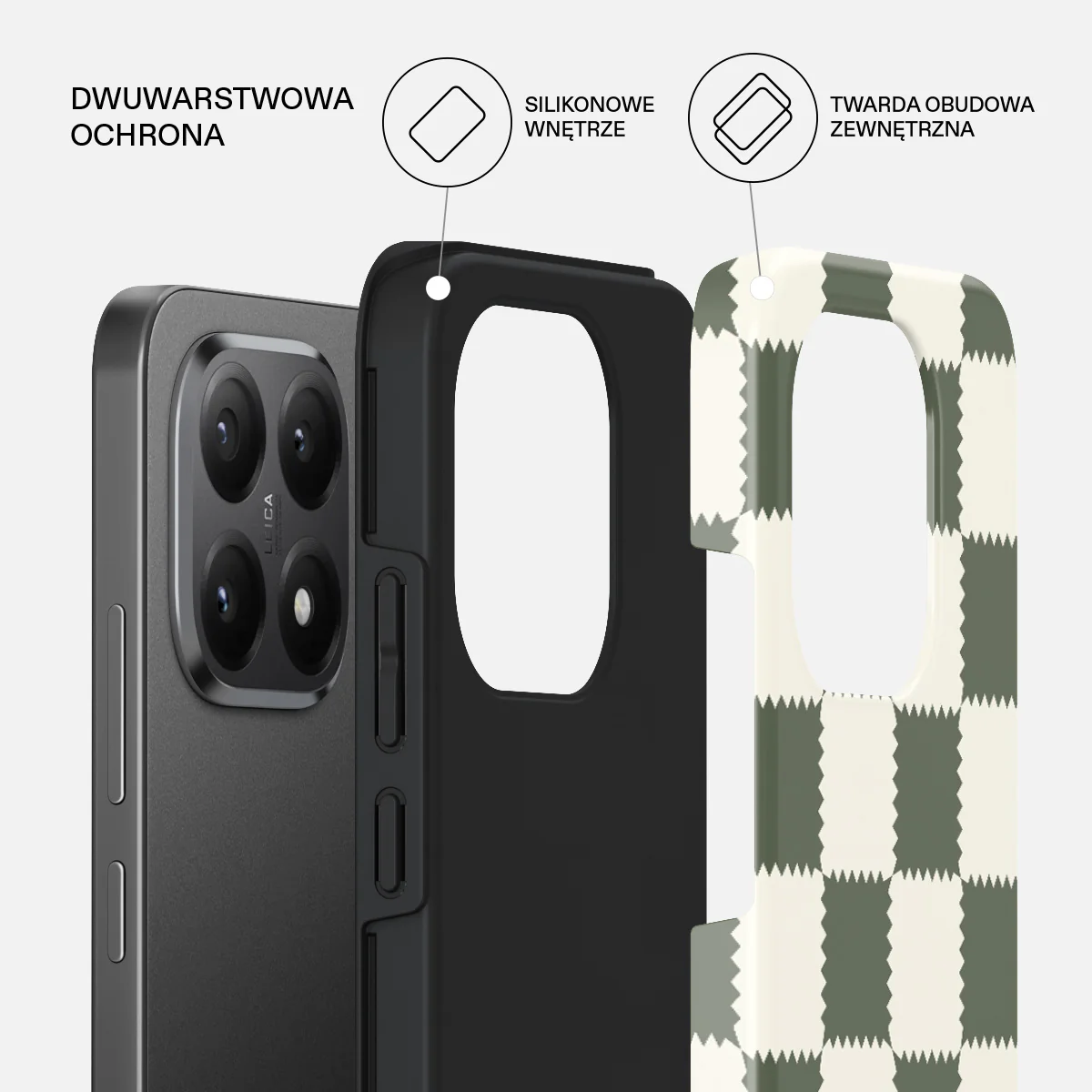Retro Grid - Xiaomi 15T Etui - Image 2