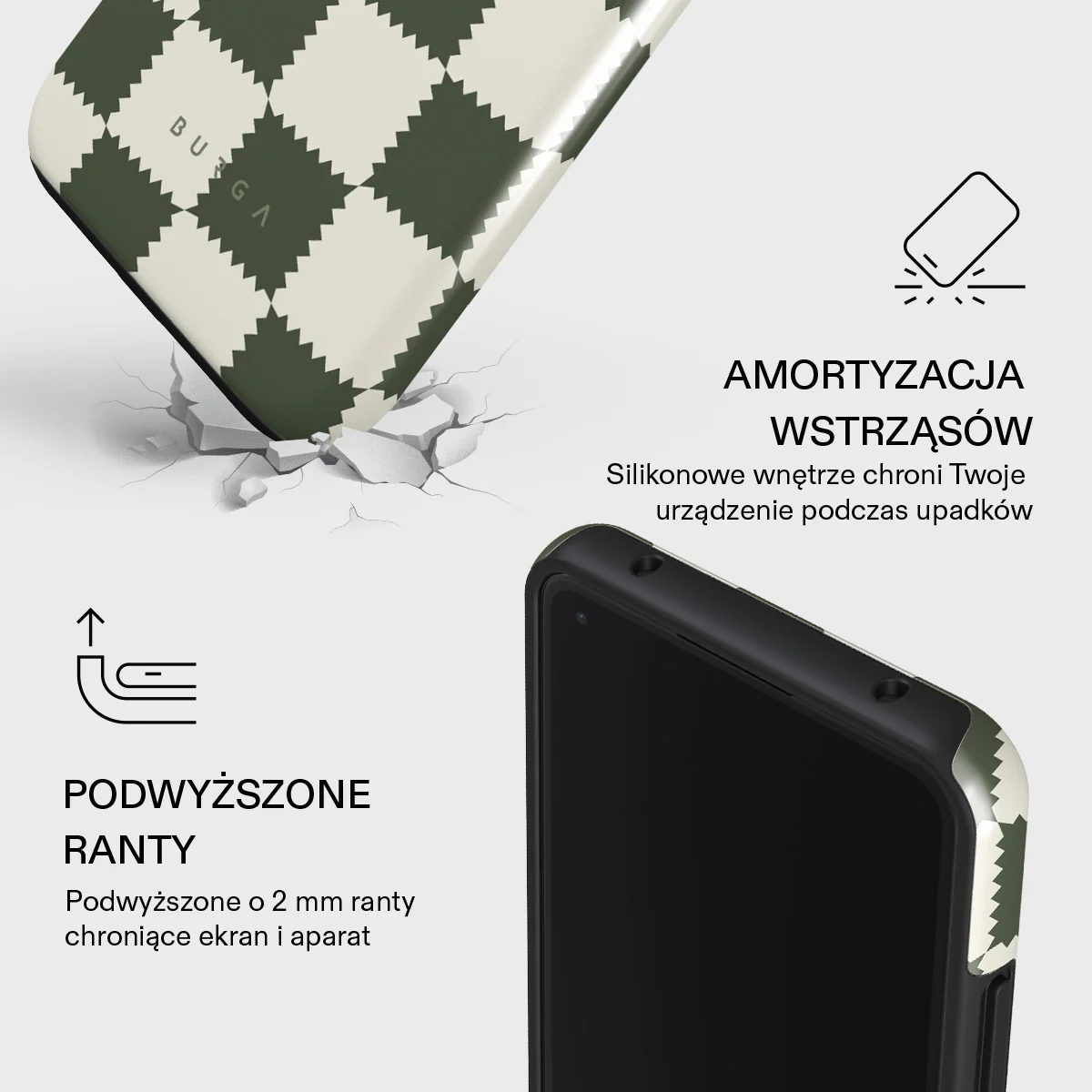 Retro Grid - Xiaomi Mi 11 Lite 4G / 5G Etui - Image 4