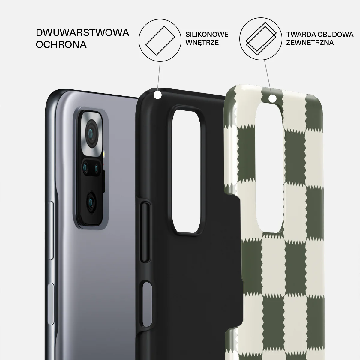 Retro Grid - Xiaomi Redmi Note 10 Pro Etui - Image 2