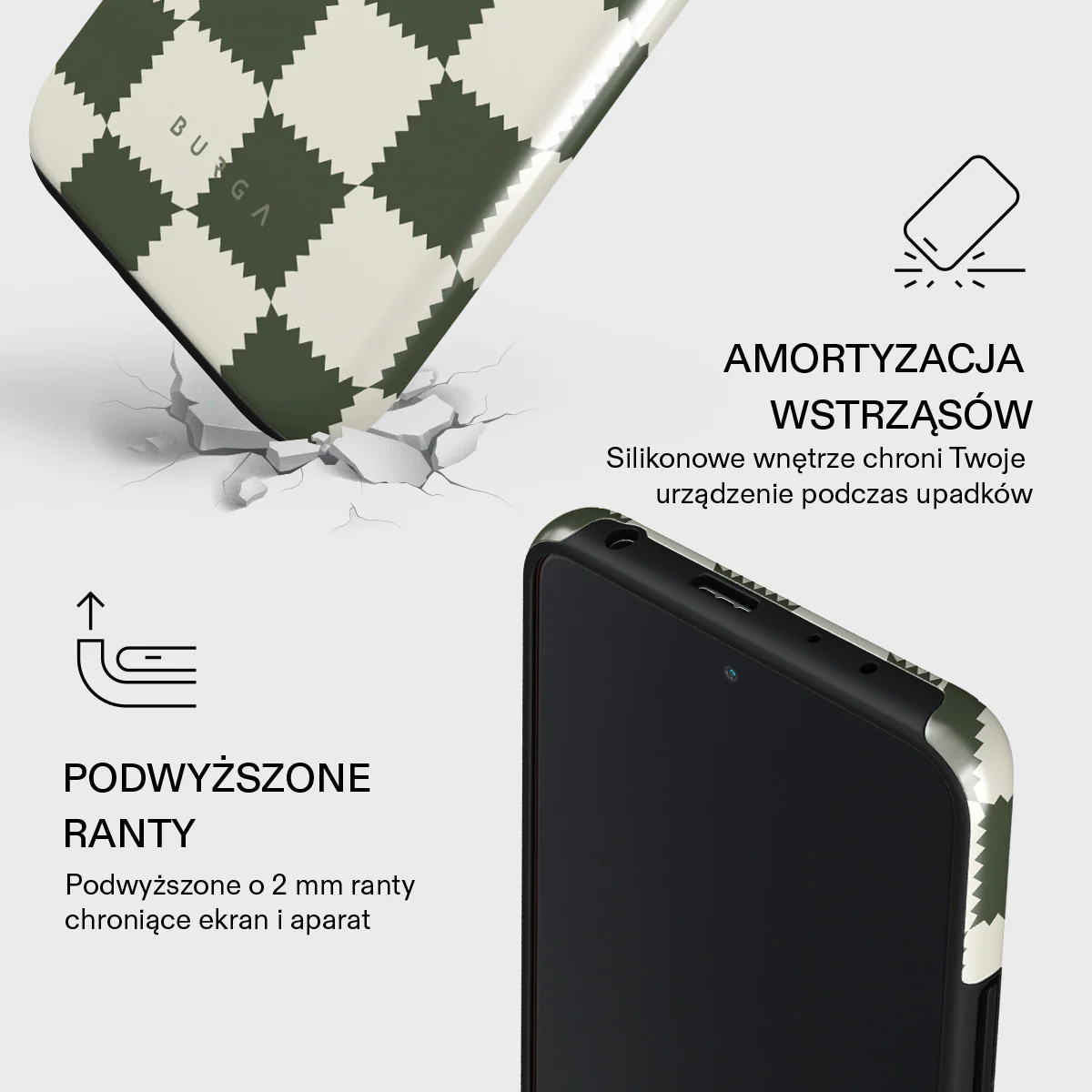 Retro Grid - Xiaomi Redmi Note 10 Pro Etui - Image 4