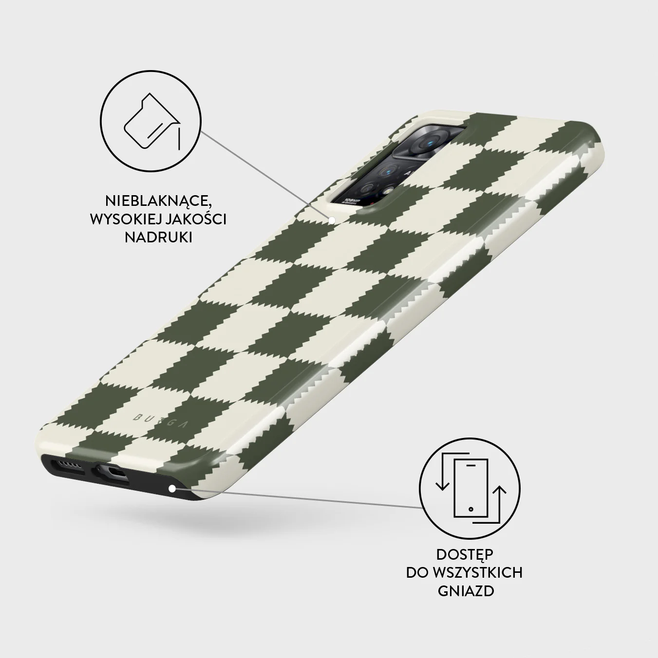 Retro Grid - Xiaomi Redmi Note 11 Pro+ Etui - Image 3