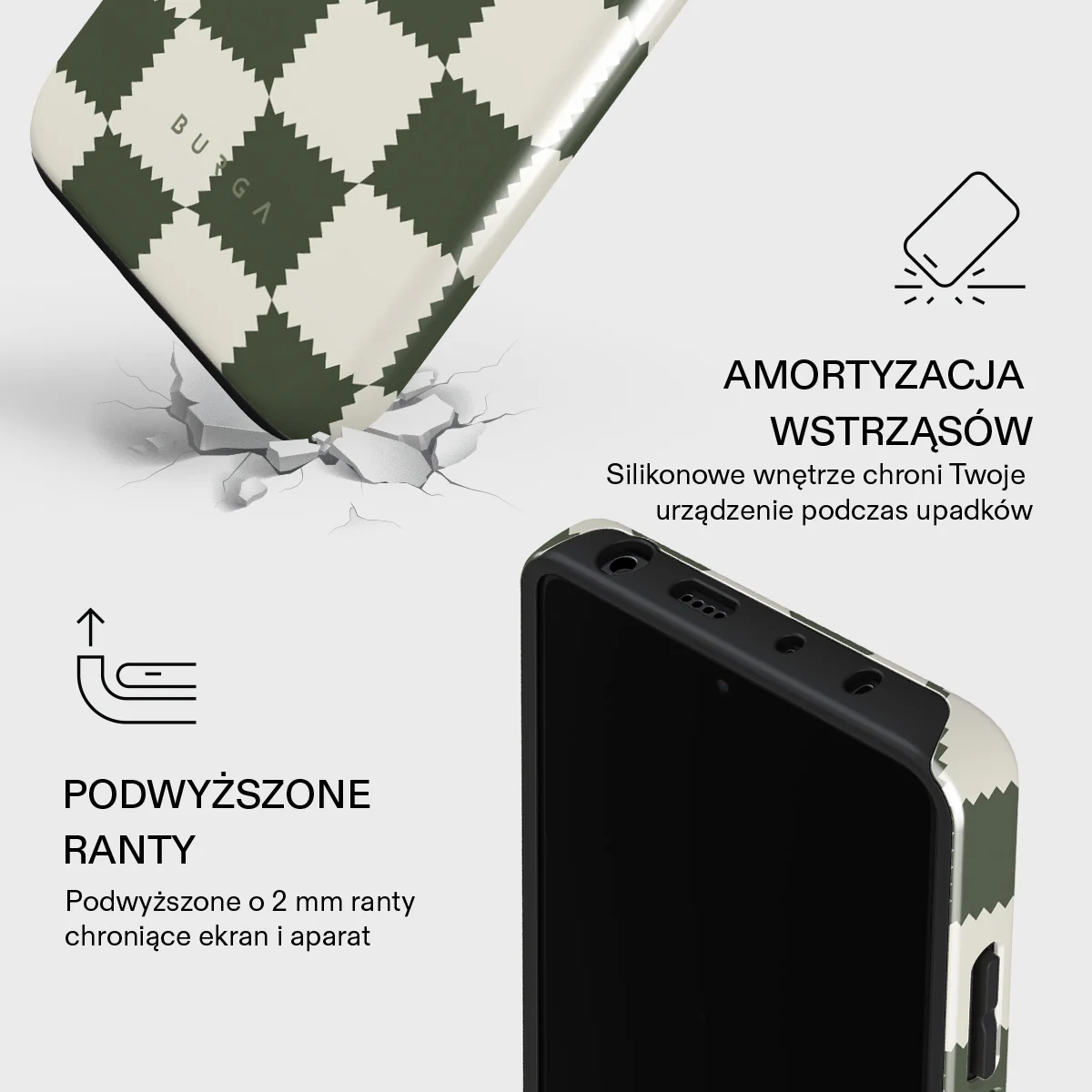 Retro Grid - Xiaomi Redmi Note 12 Pro 5G Etui - Image 4