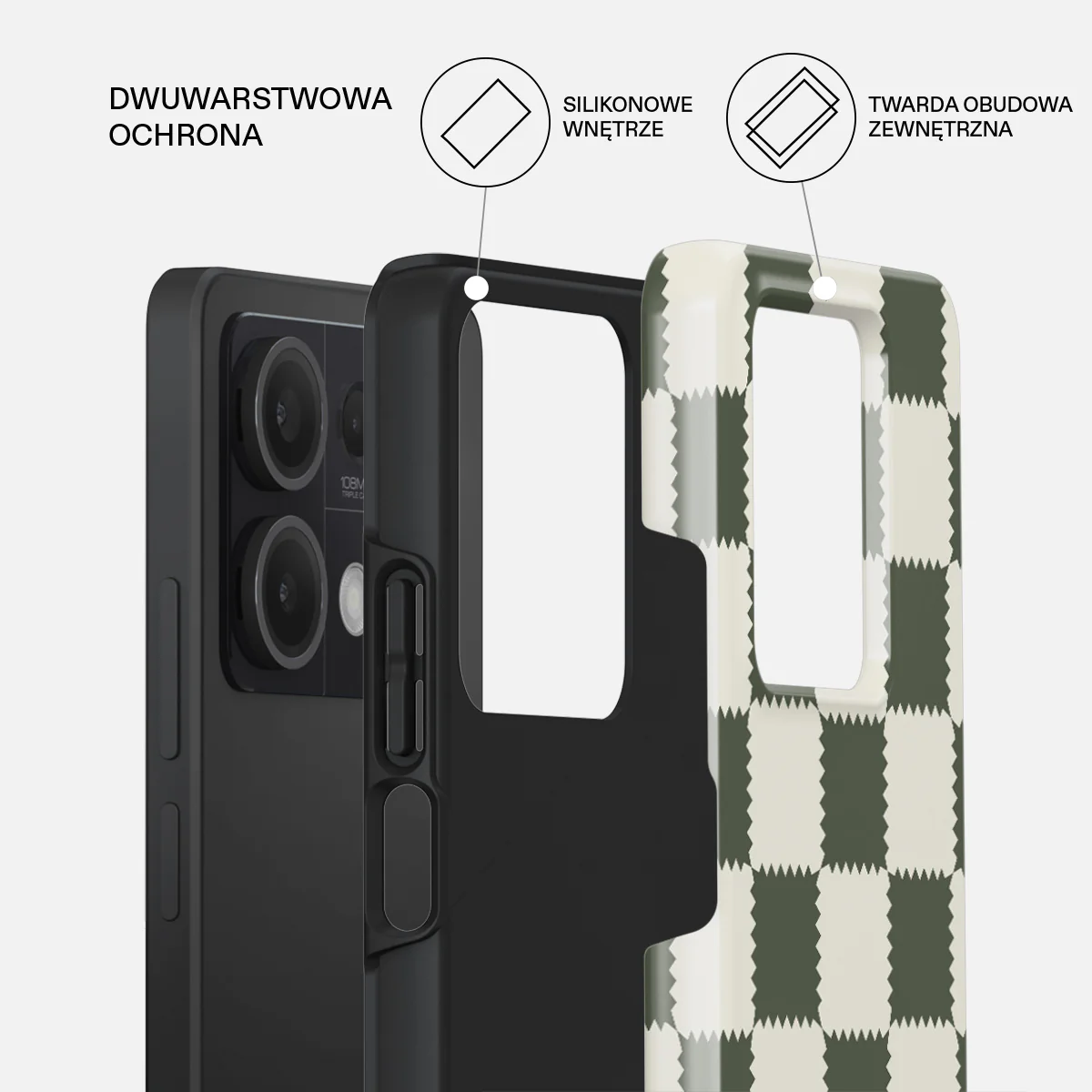 Retro Grid - Xiaomi Redmi Note 13 5G Etui - Image 2