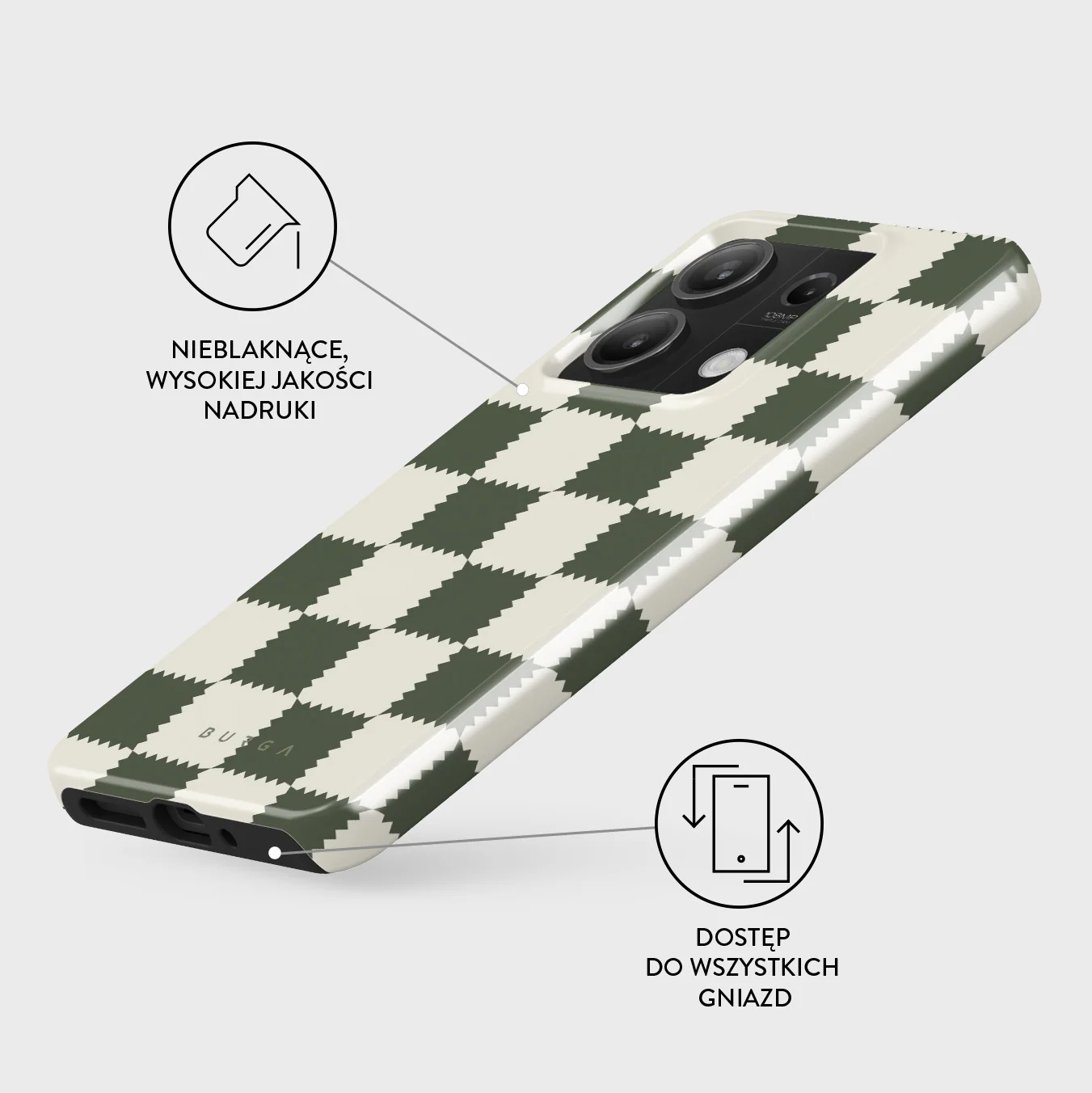 Retro Grid - Xiaomi Redmi Note 13 5G Etui - Image 3