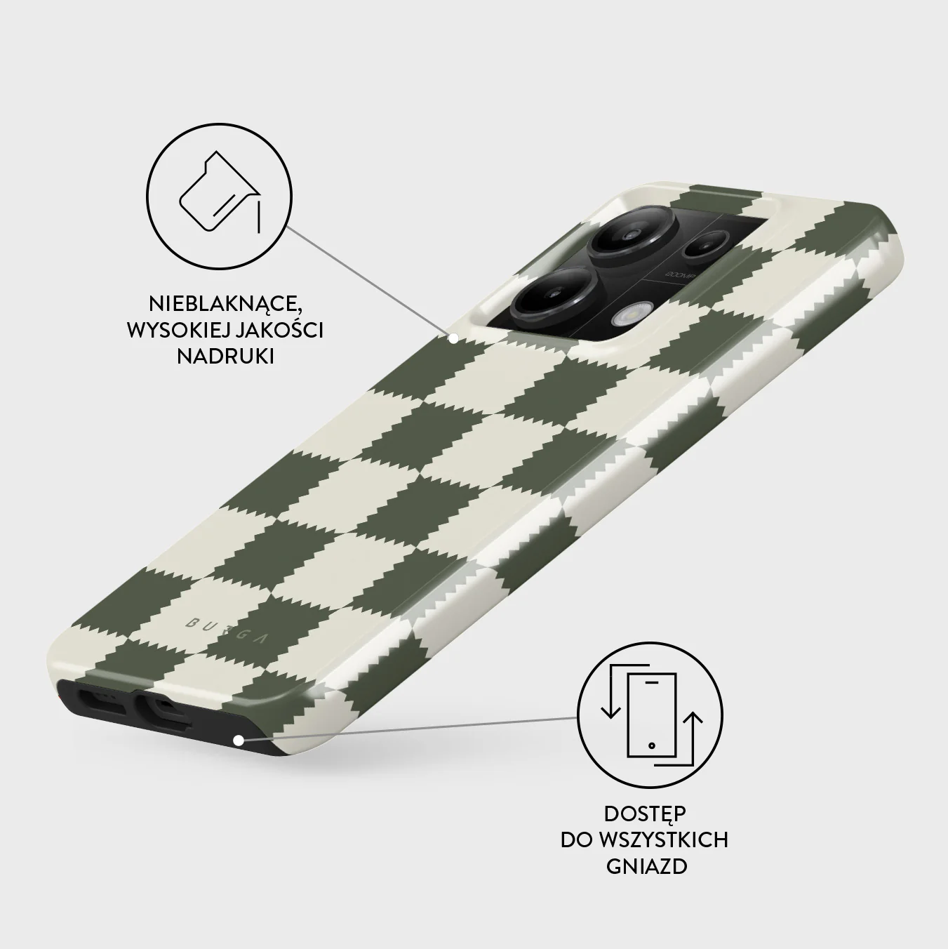 Retro Grid - Xiaomi Redmi Note 13 Pro 5G Etui - Image 3