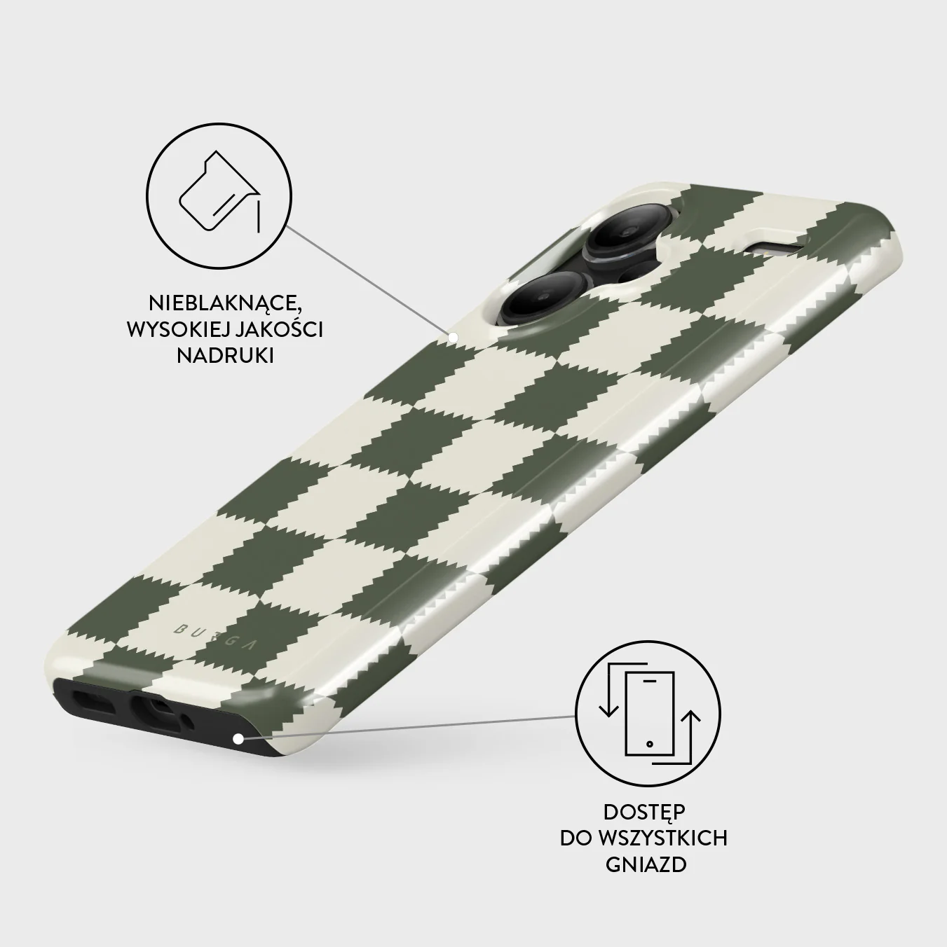 Retro Grid - Xiaomi Redmi Note 13 Pro+ 5G Etui - Image 3