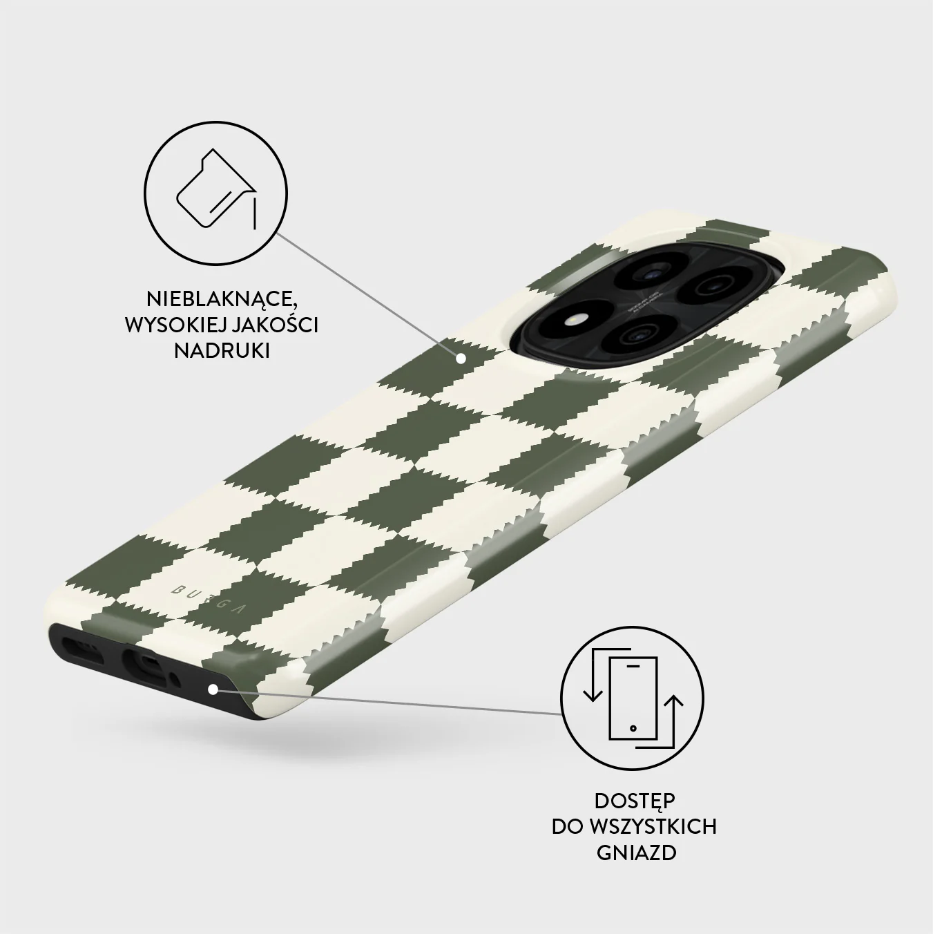 Retro Grid - Xiaomi Redmi Note 14 Pro 5G Etui - Image 3