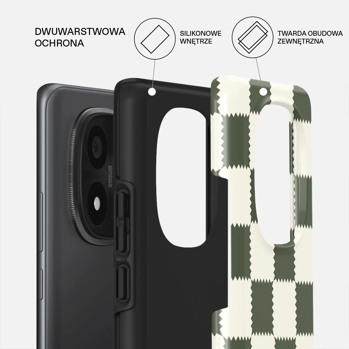Retro Grid - Xiaomi Redmi Note 14 Pro+ 5G Etui - Image 2