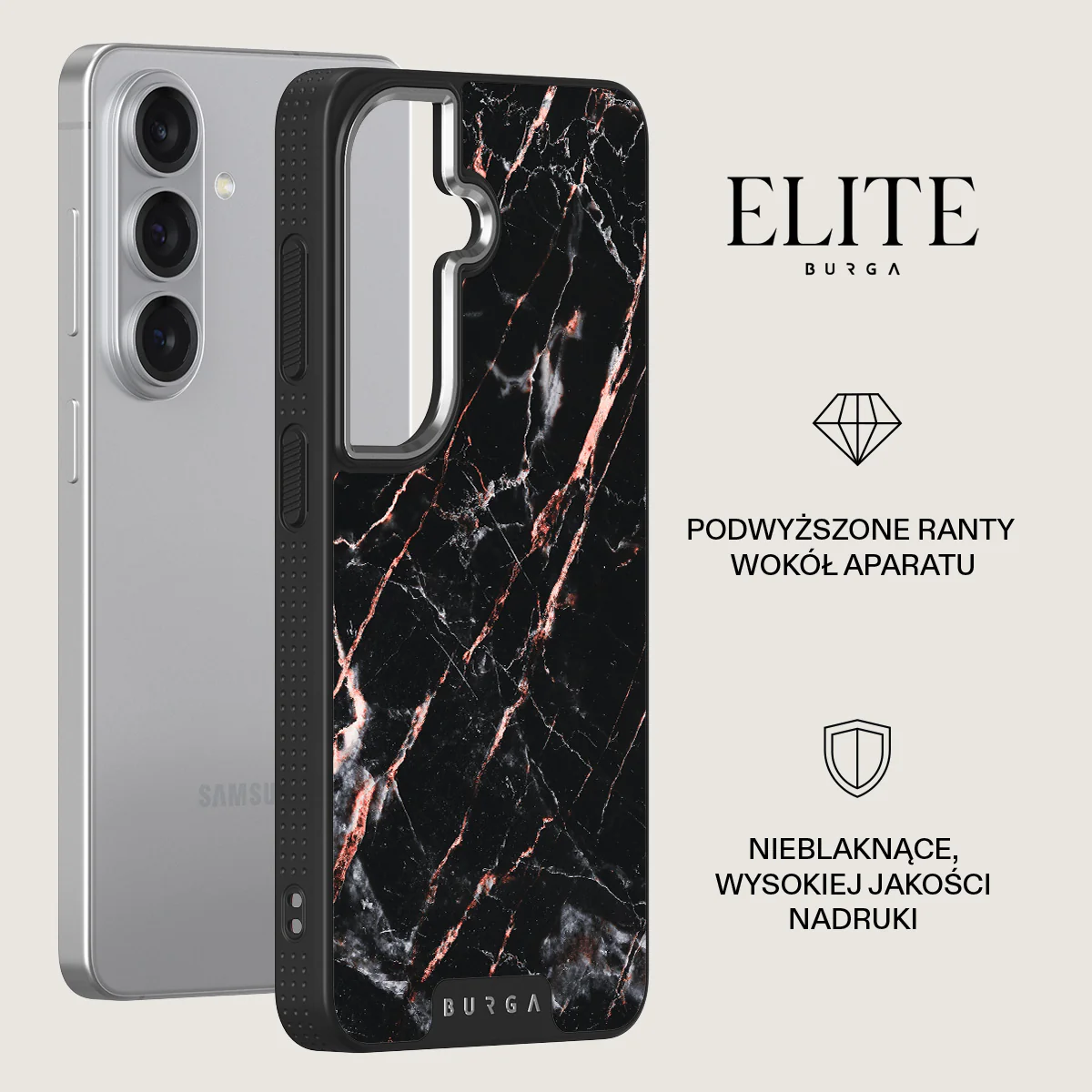 Rose Gold Marble - Samsung Galaxy S26 Etui - Image 20