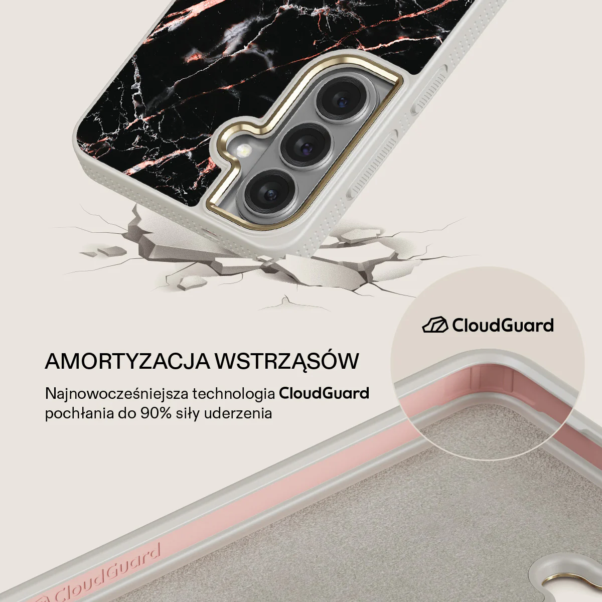 Rose Gold Marble - Samsung Galaxy S26 Etui - Image 28