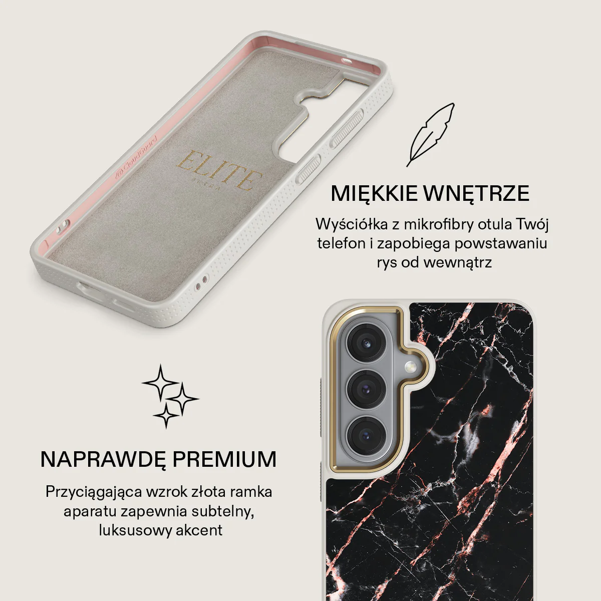Rose Gold Marble - Samsung Galaxy S26 Etui - Image 31