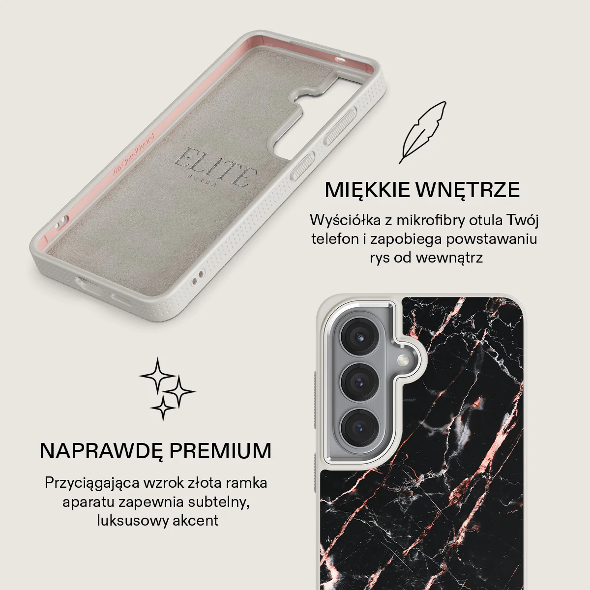Rose Gold Marble - Samsung Galaxy S26 Etui - Image 38