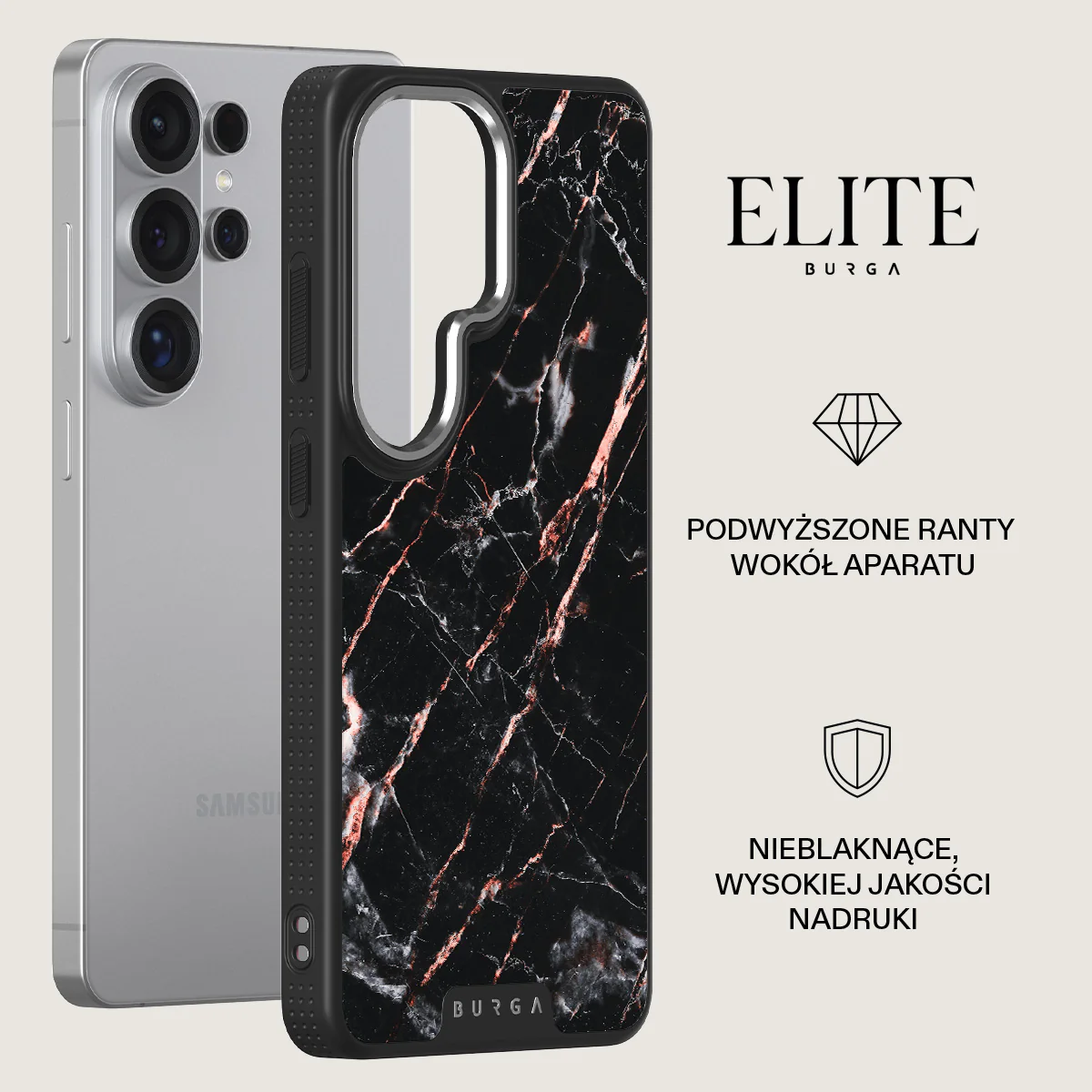 Rose Gold Marble - Samsung Galaxy S26 Ultra Etui - Image 20