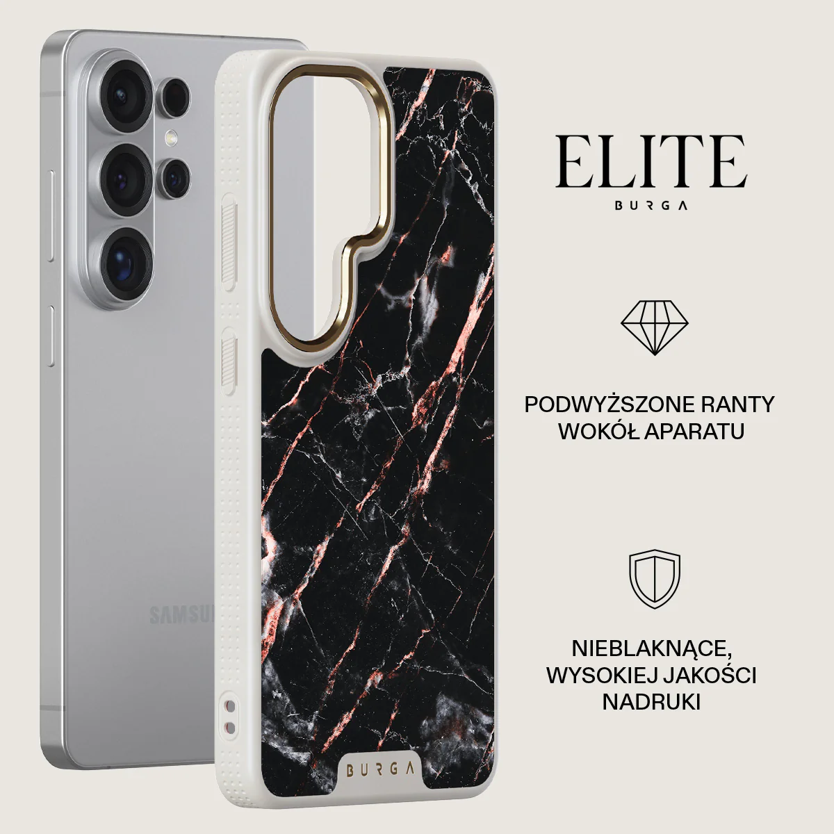 Rose Gold Marble - Samsung Galaxy S26 Ultra Etui - Image 27