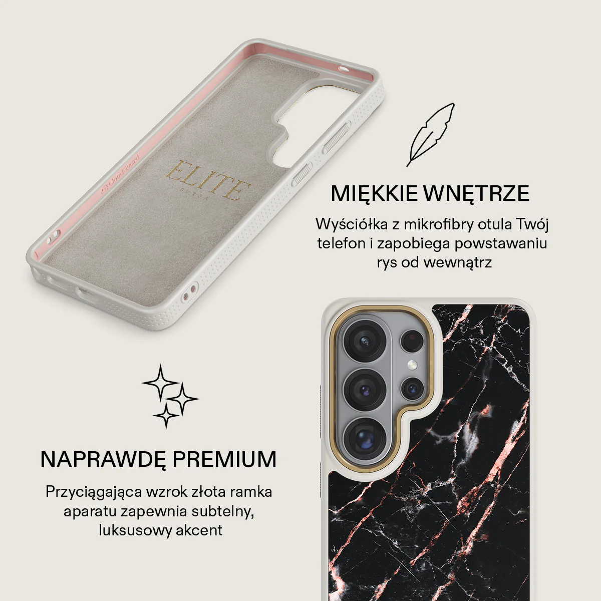 Rose Gold Marble - Samsung Galaxy S26 Ultra Etui - Image 31