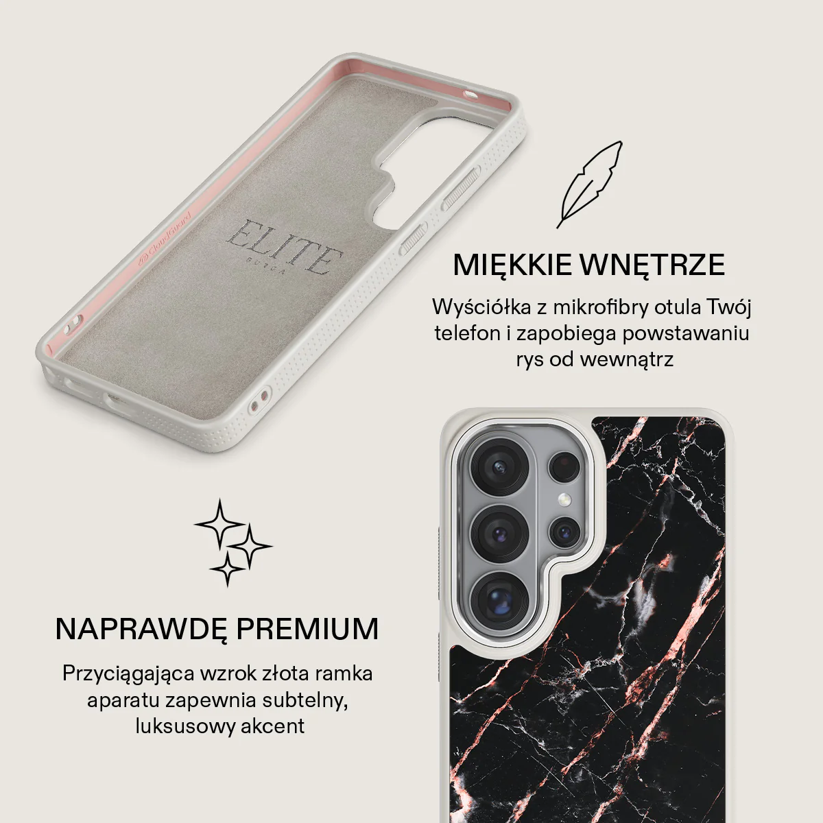 Rose Gold Marble - Samsung Galaxy S26 Ultra Etui - Image 38