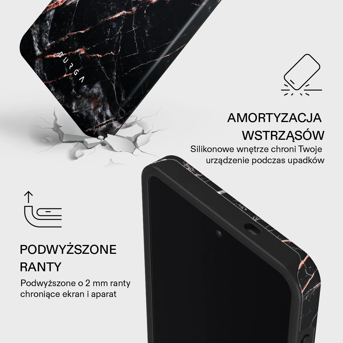 Rose Gold Marble - Samsung Galaxy S26 Ultra Etui - Image 4