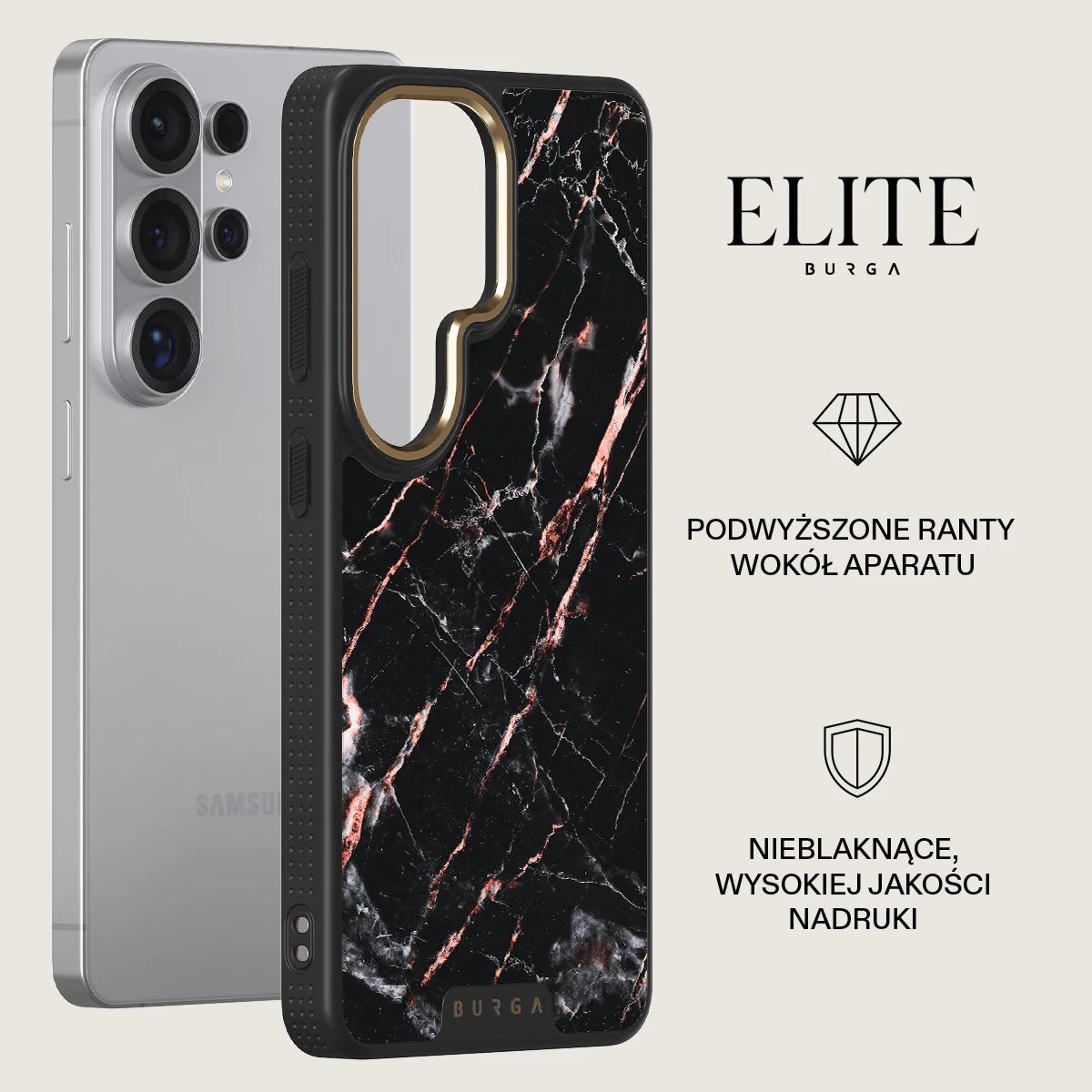 Rose Gold Marble - Samsung Galaxy S26 Ultra Etui - Image 6