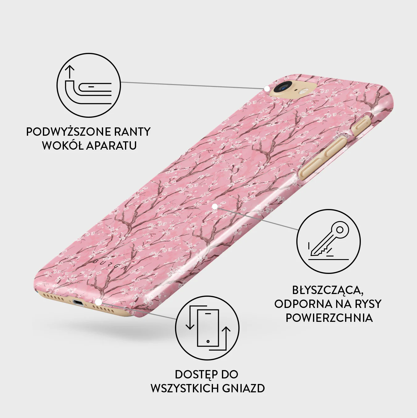Sakura - iPhone 7 / iPhone 8 Etui - Image 3