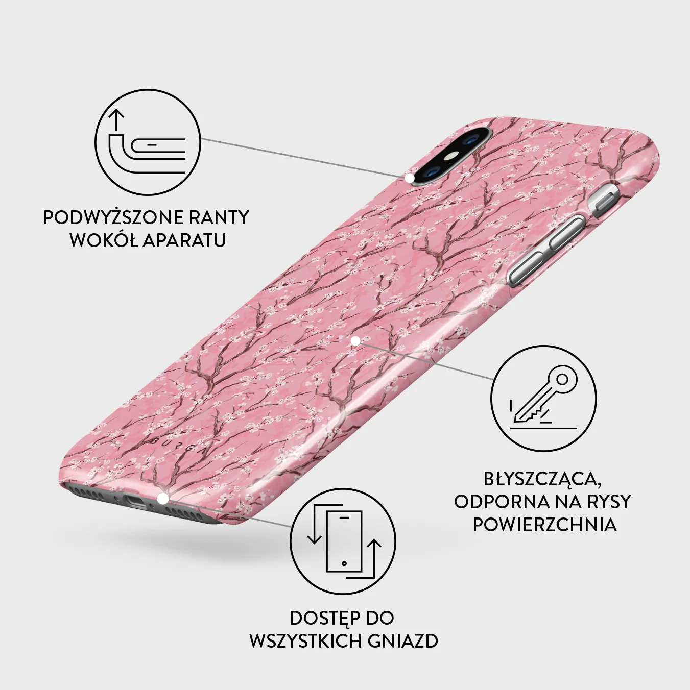 Sakura - iPhone X / XS Etui - Image 3