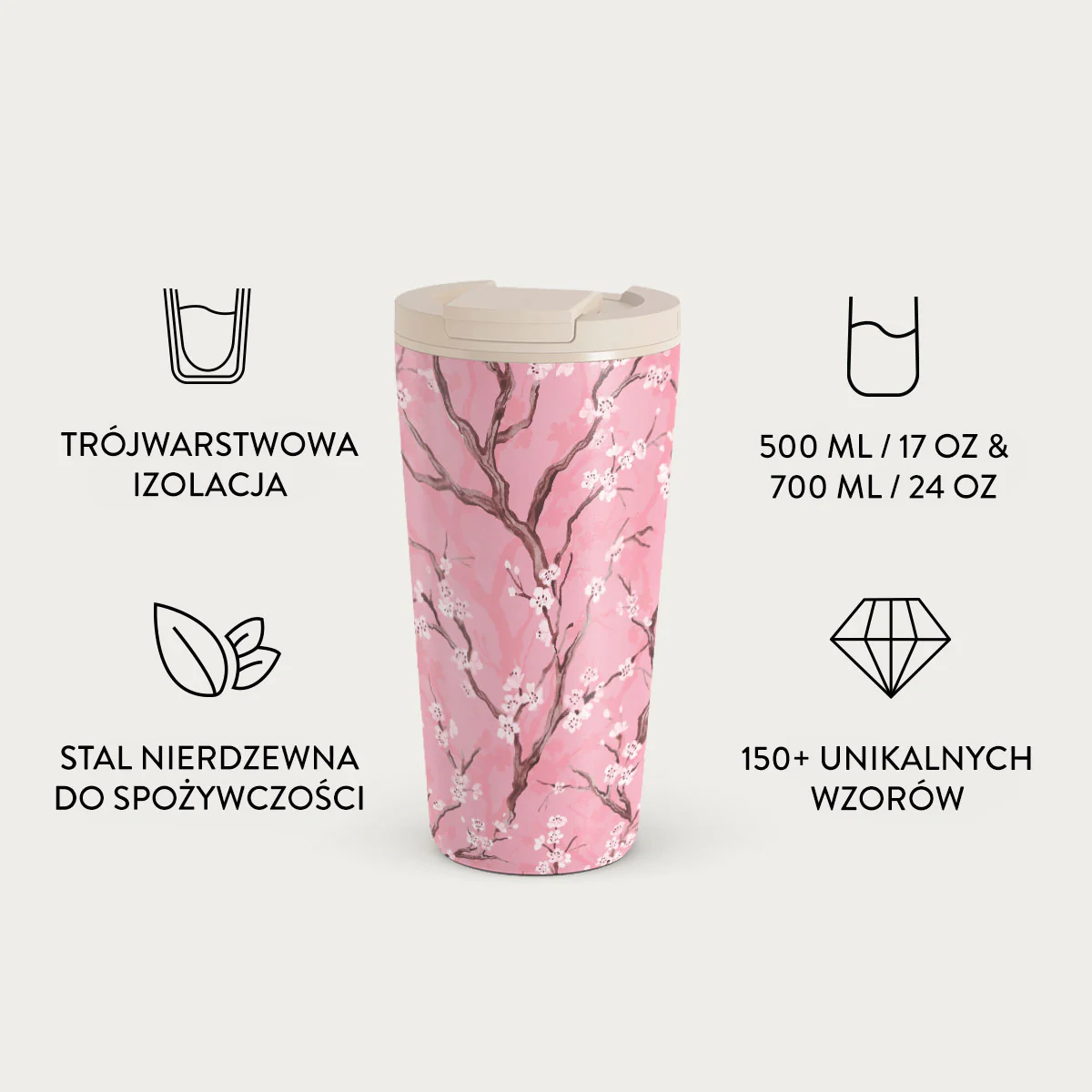 Sakura - Kubek podróżny - Image 7
