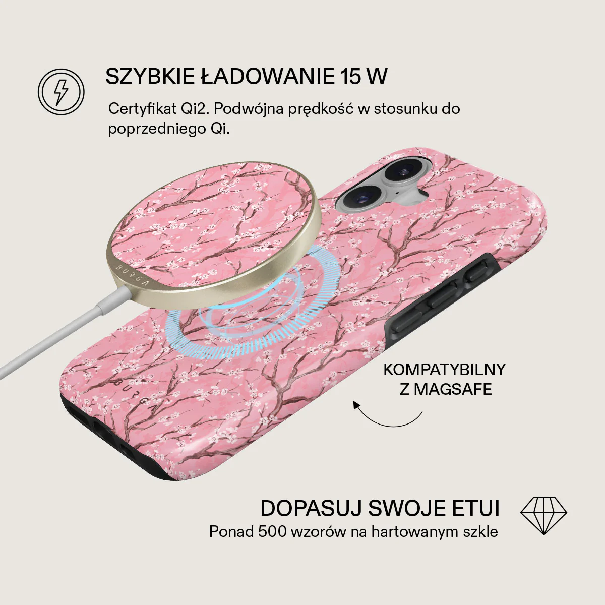 Sakura - Magnetyczna ładowarka bezprzewodowa - Image 2