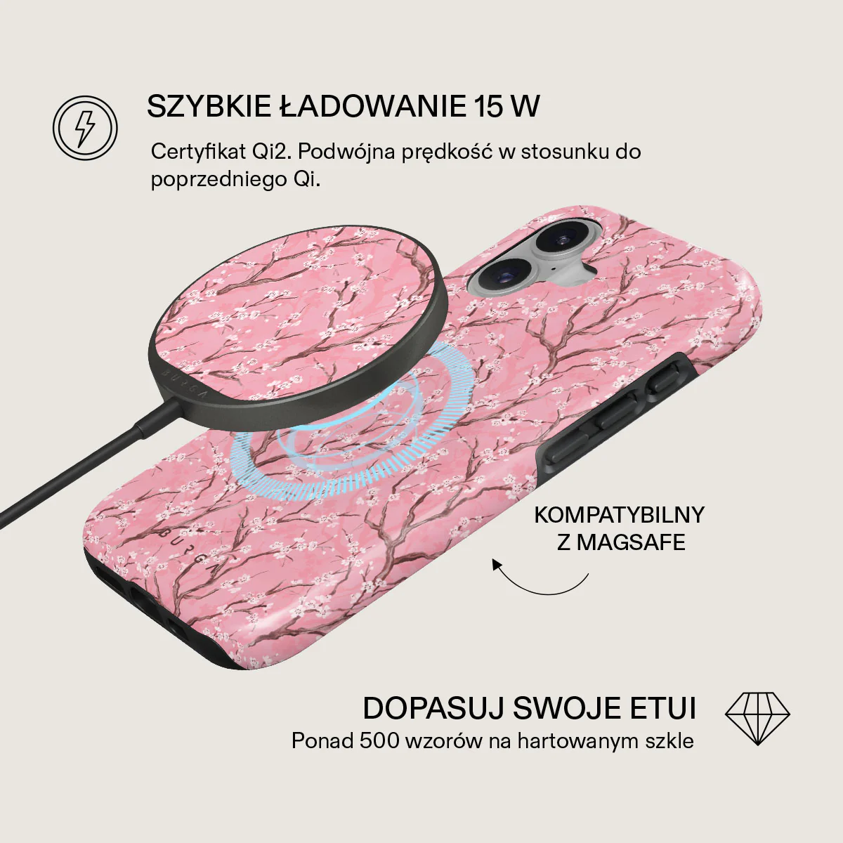 Sakura - Magnetyczna ładowarka bezprzewodowa - Image 5