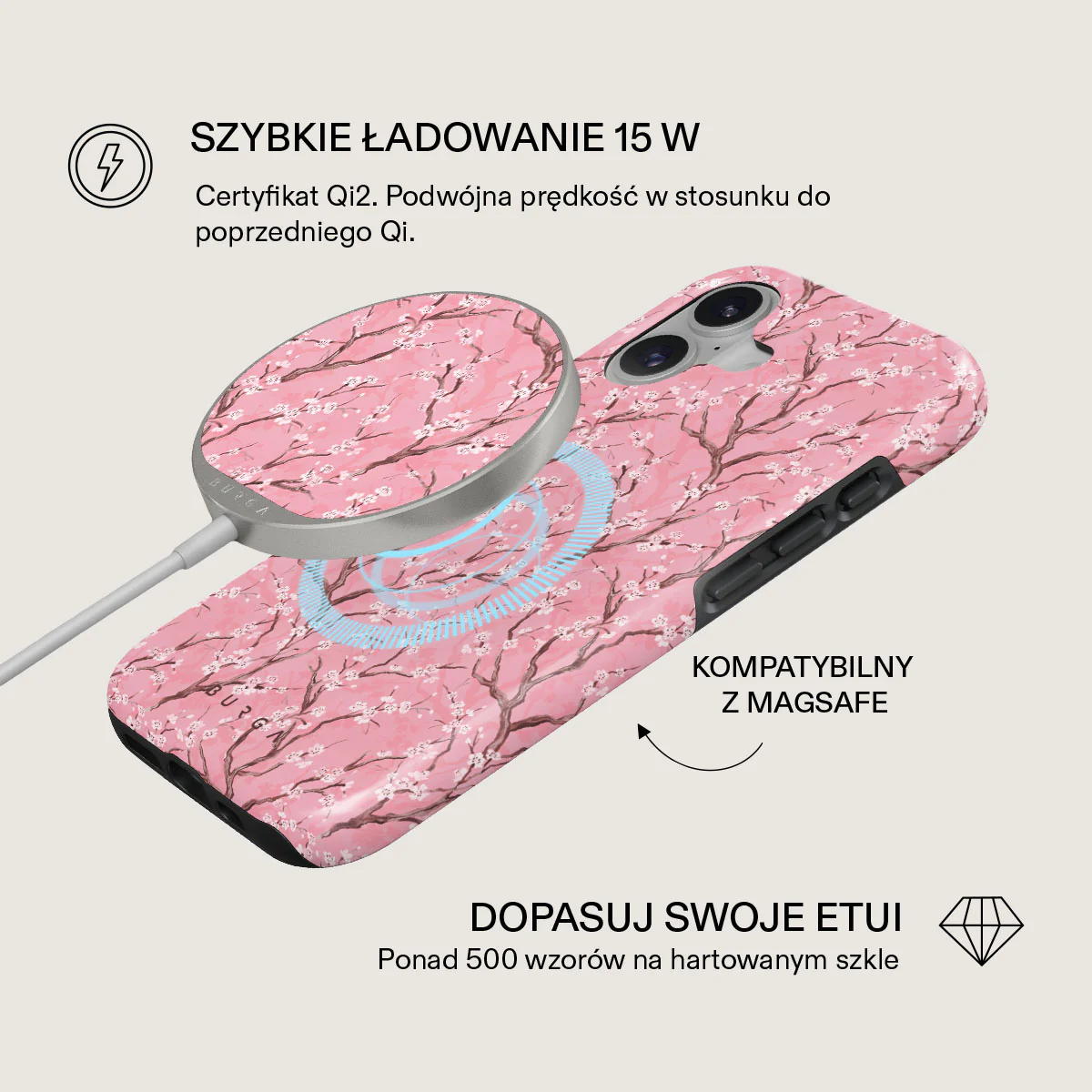 Sakura - Magnetyczna ładowarka bezprzewodowa - Image 8