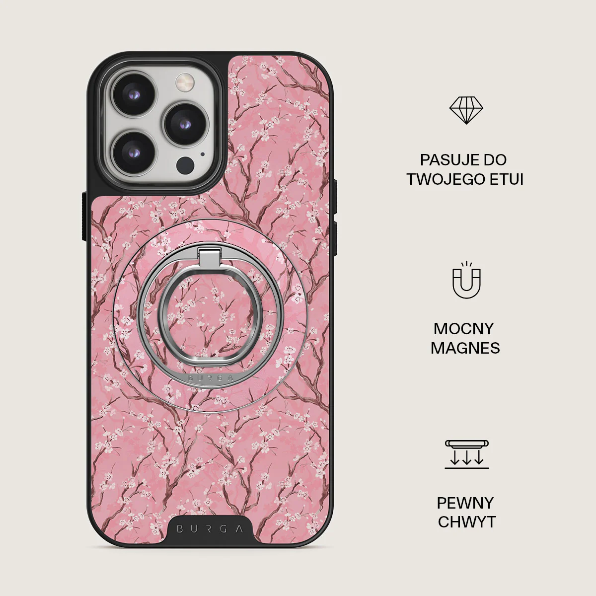 Sakura - Magnetyczny Okrągły Uchwyt - Image 2