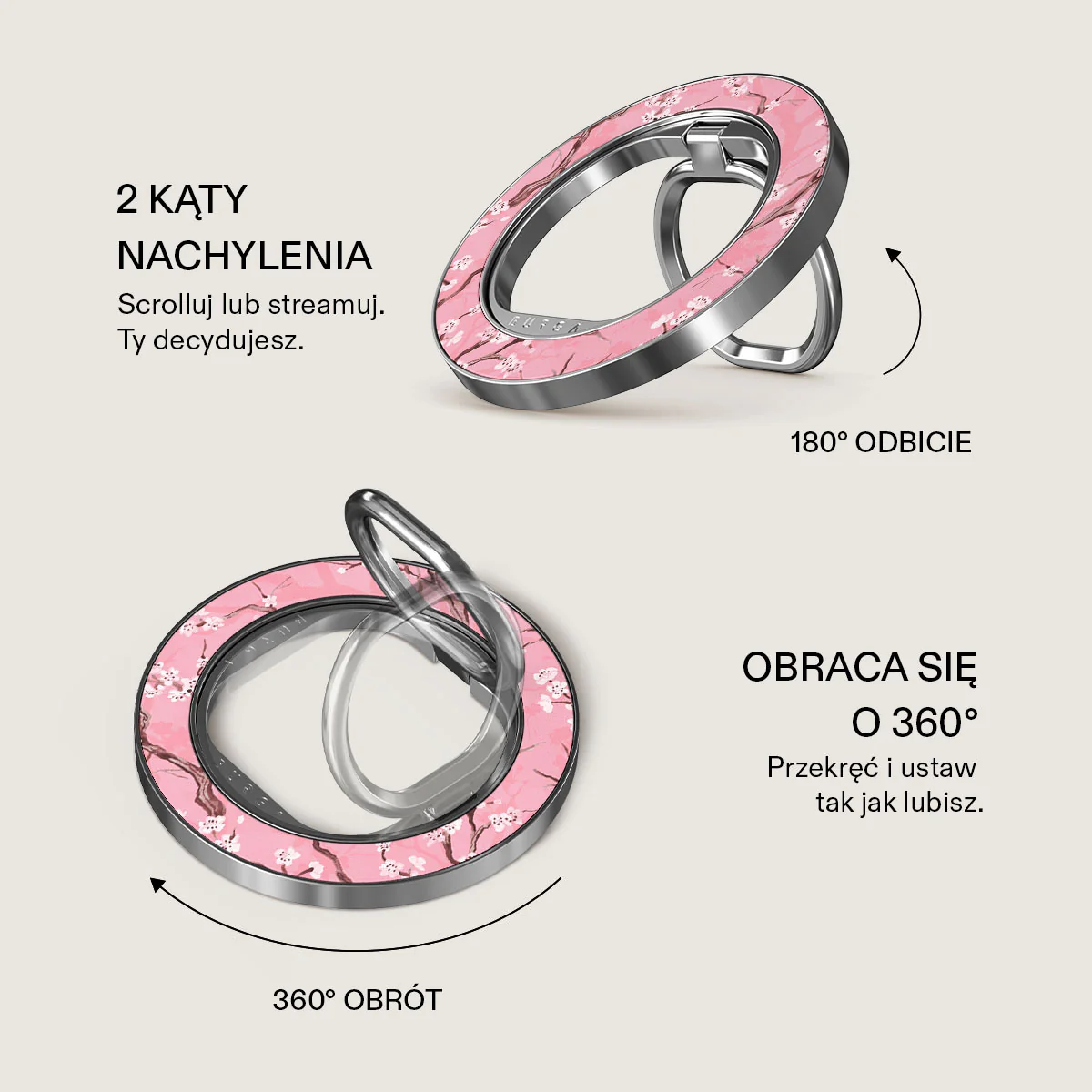 Sakura - Magnetyczny Okrągły Uchwyt - Image 3