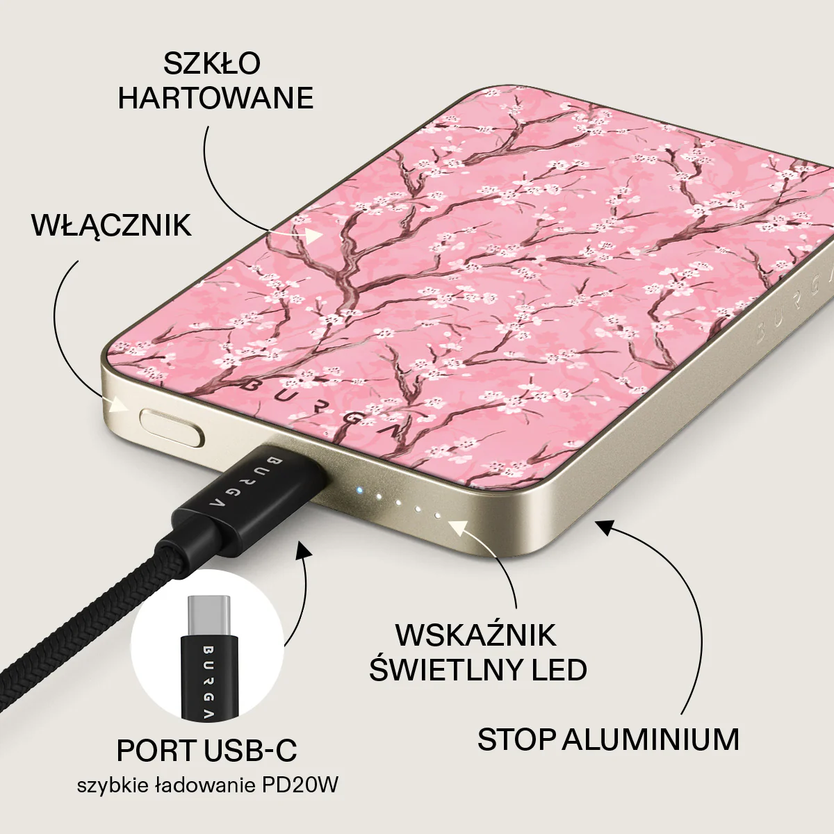 Sakura - Magnetyczny power bank - Image 10