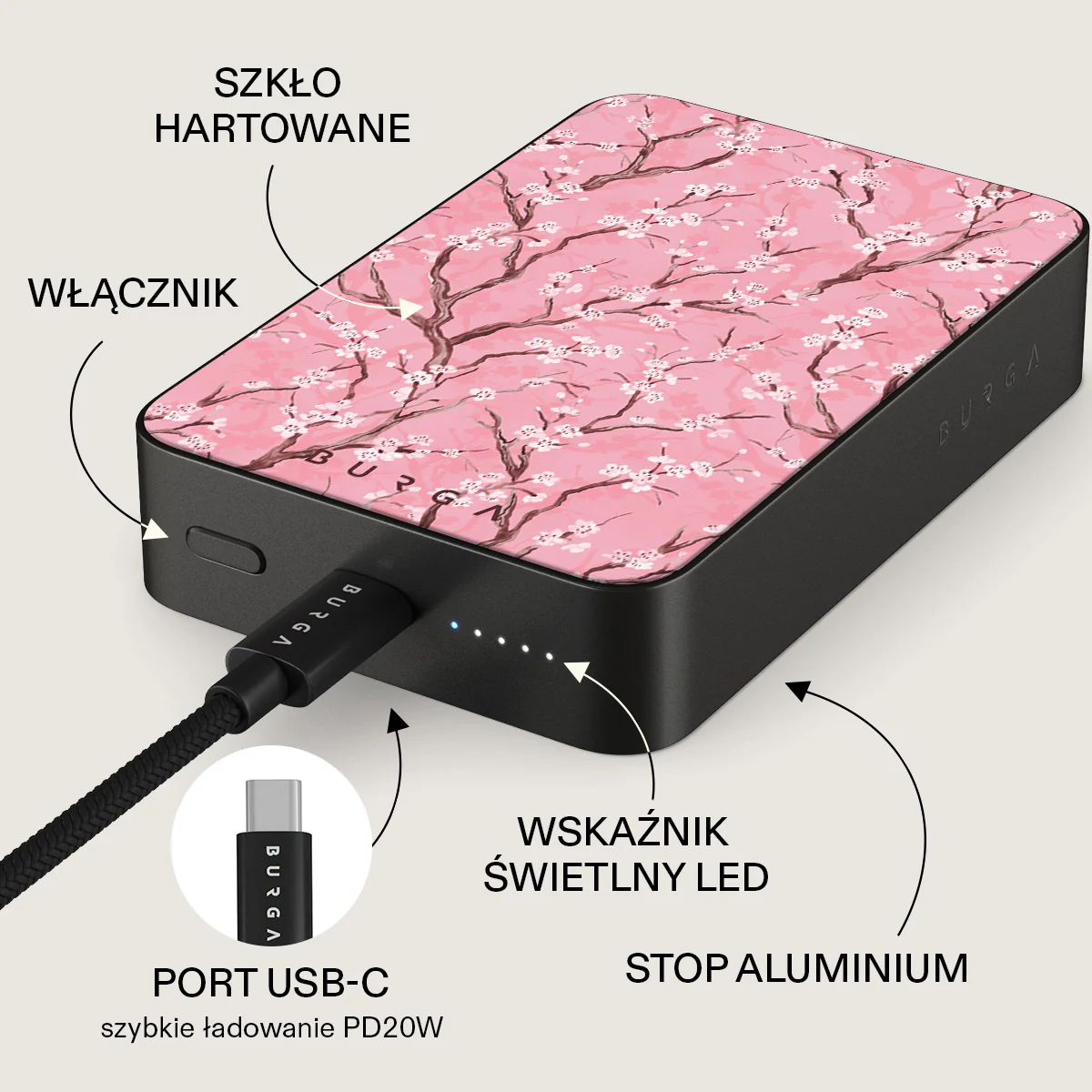 Sakura - Magnetyczny power bank - Image 35