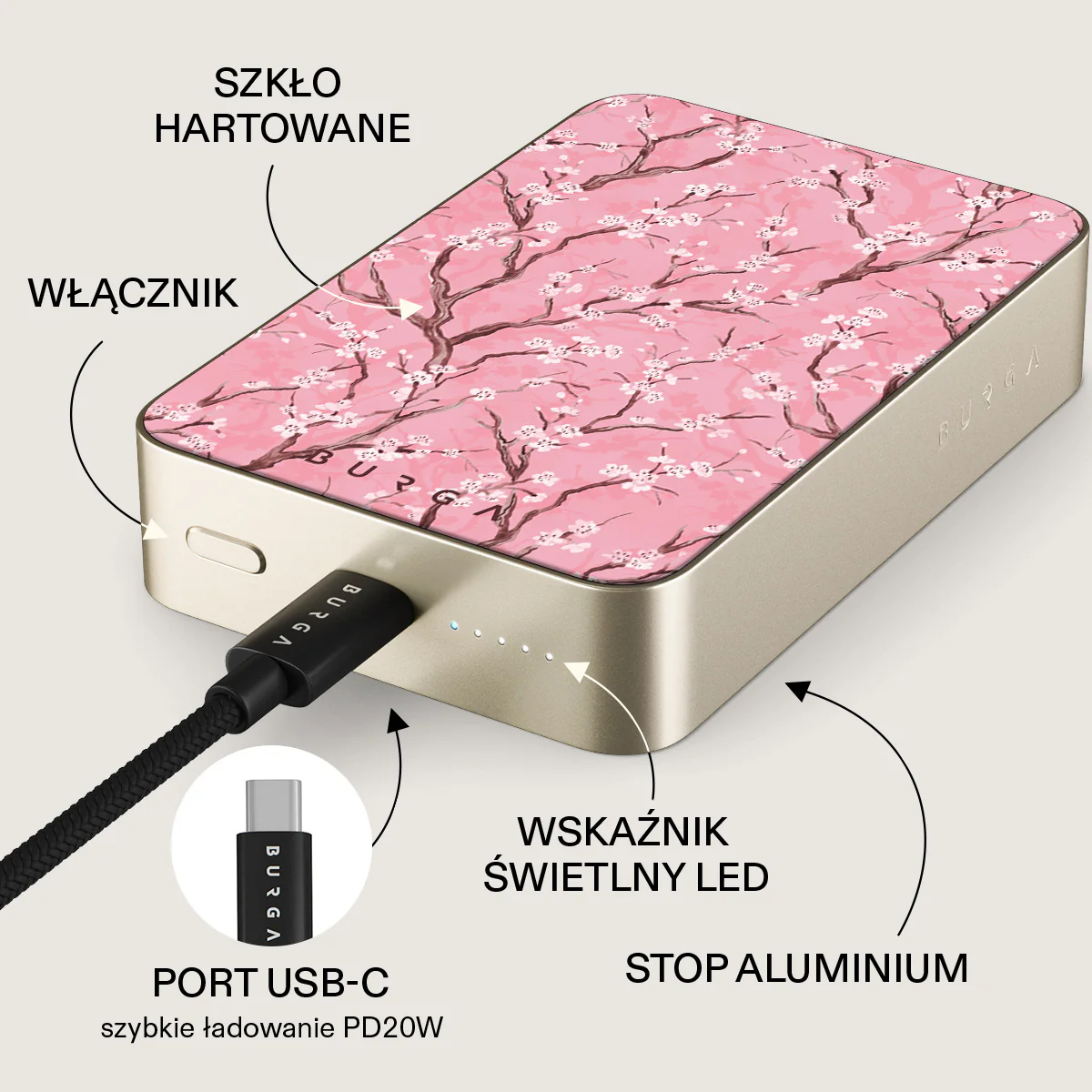 Sakura - Magnetyczny power bank - Image 40