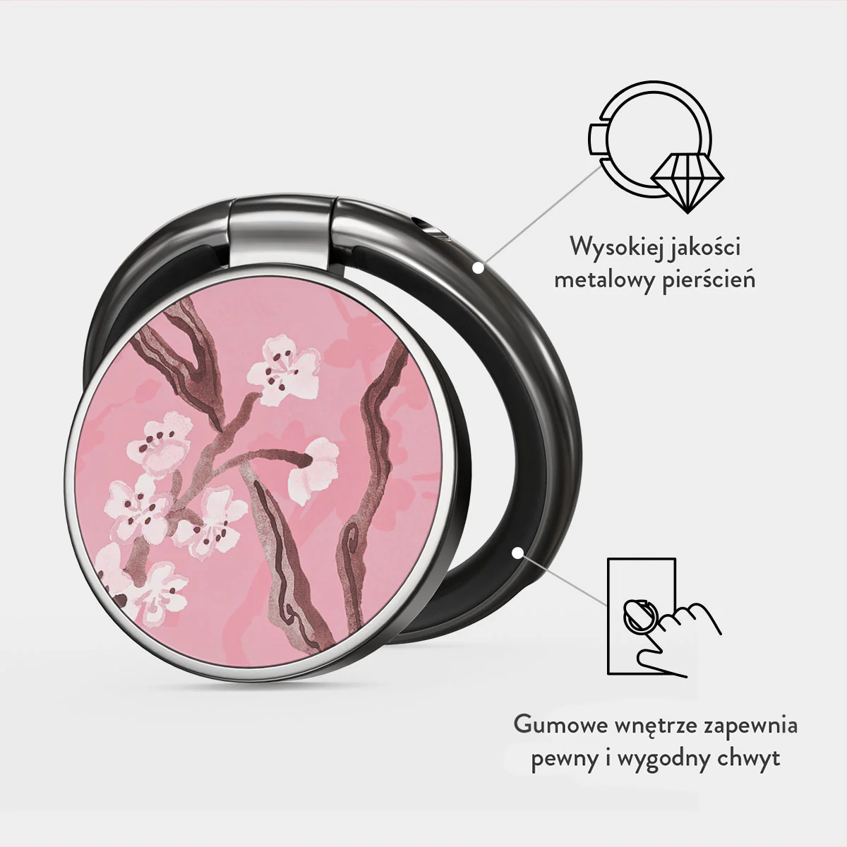 Sakura - Samoprzylepny Okrągły Uchwyt - Image 2
