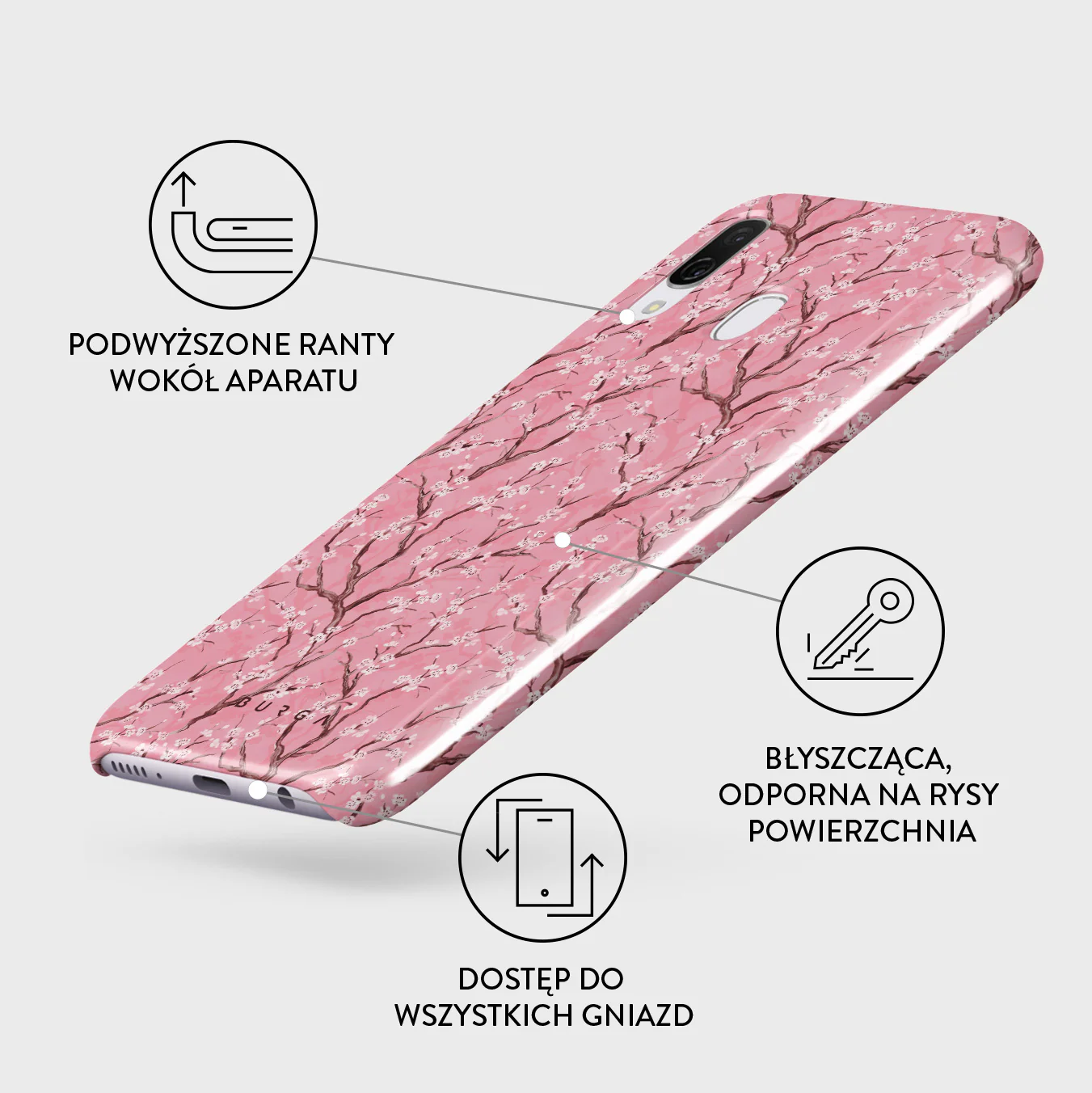 Sakura - Samsung Galaxy A40 Etui - Image 3