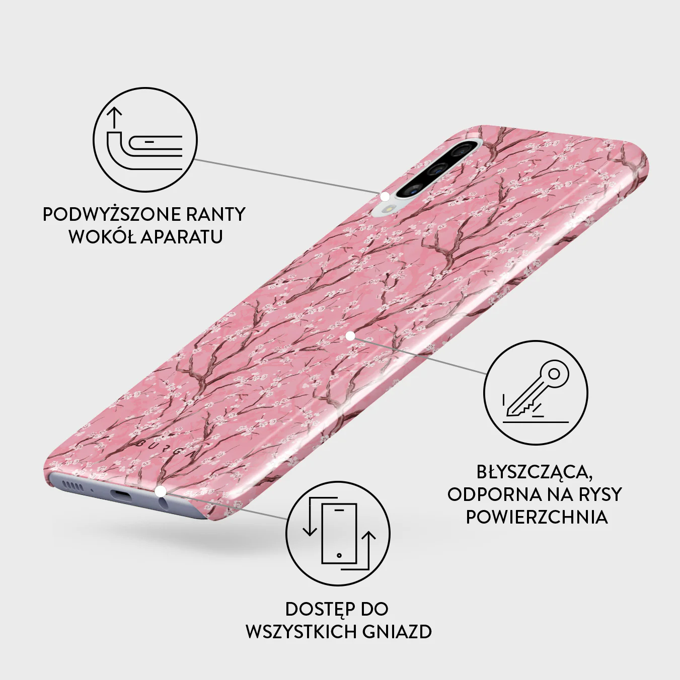 Sakura - Samsung Galaxy A50 Etui - Image 3