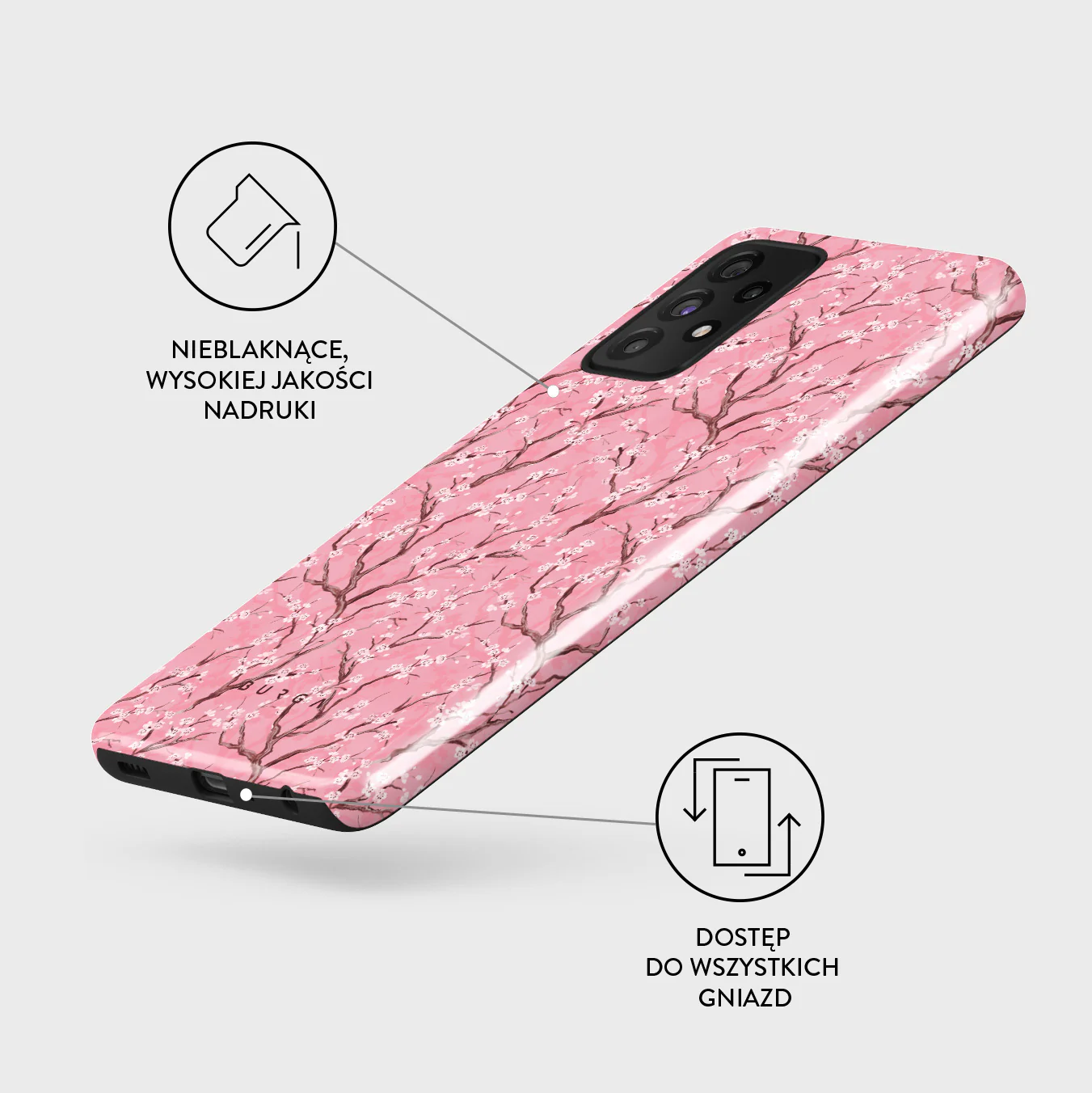 Sakura - Samsung Galaxy A72 4G / 5G Etui - Image 7