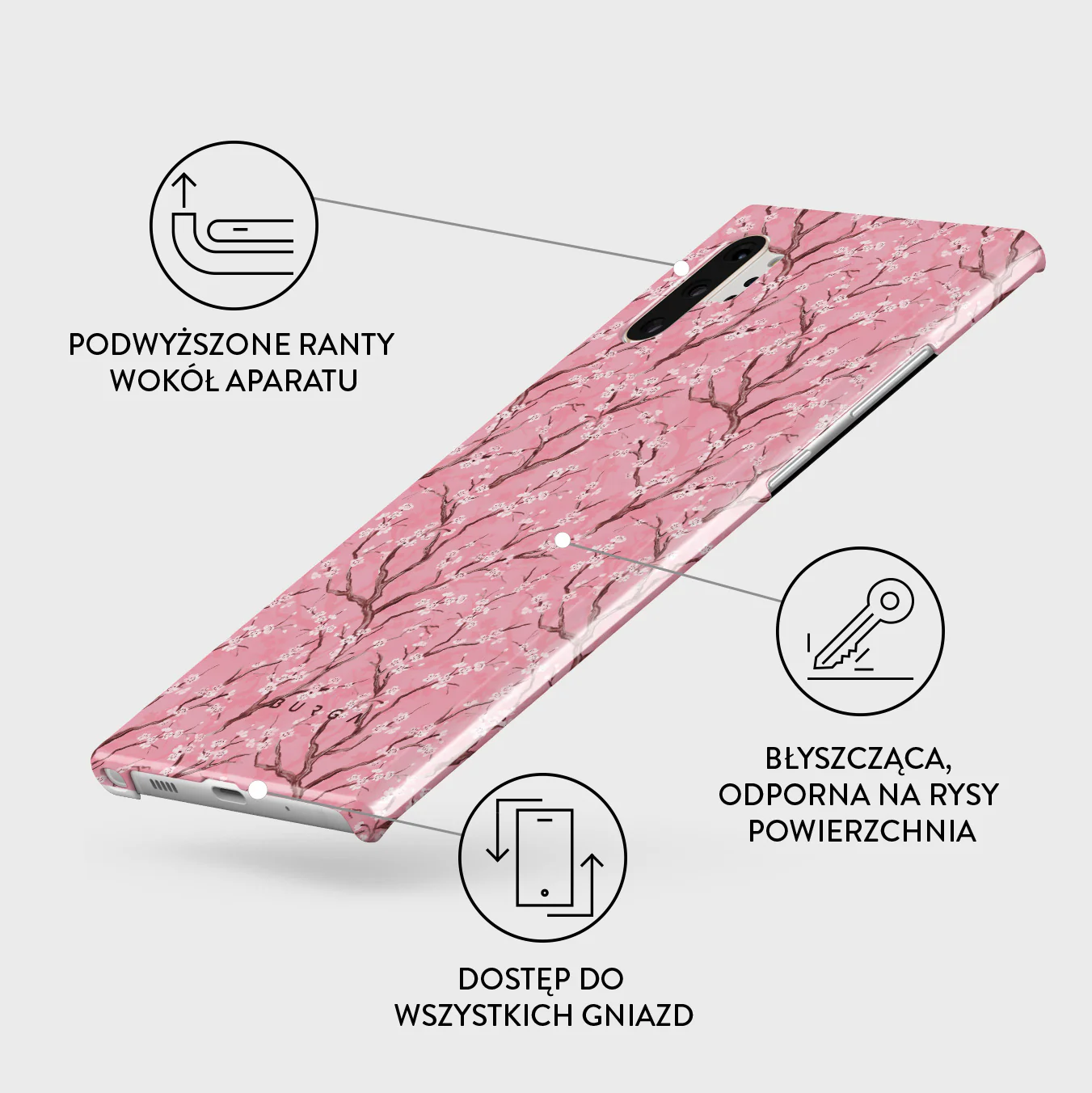 Sakura - Samsung Galaxy Note 10 Plus Etui - Image 3