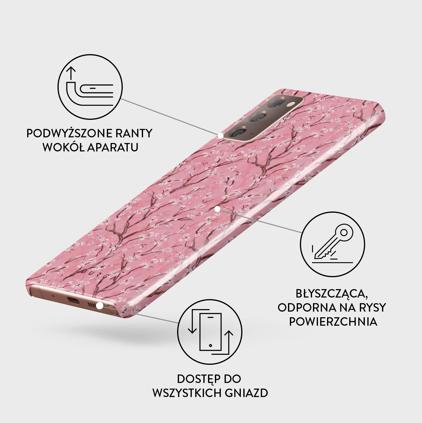 Sakura - Samsung Galaxy Note 20 4G / 5G Etui - Image 3