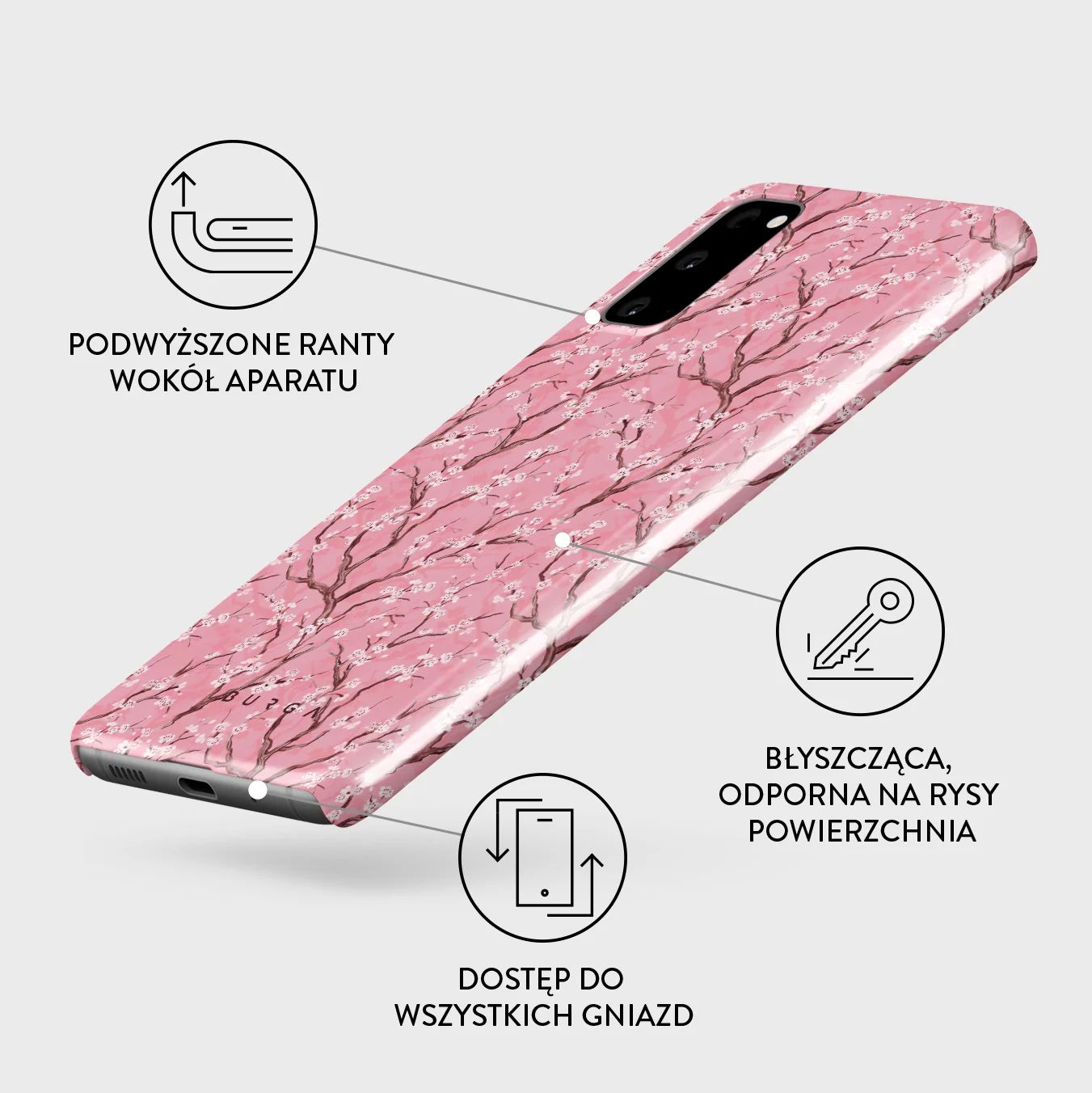 Sakura - Samsung Galaxy S20 4G / 5G Etui - Image 3