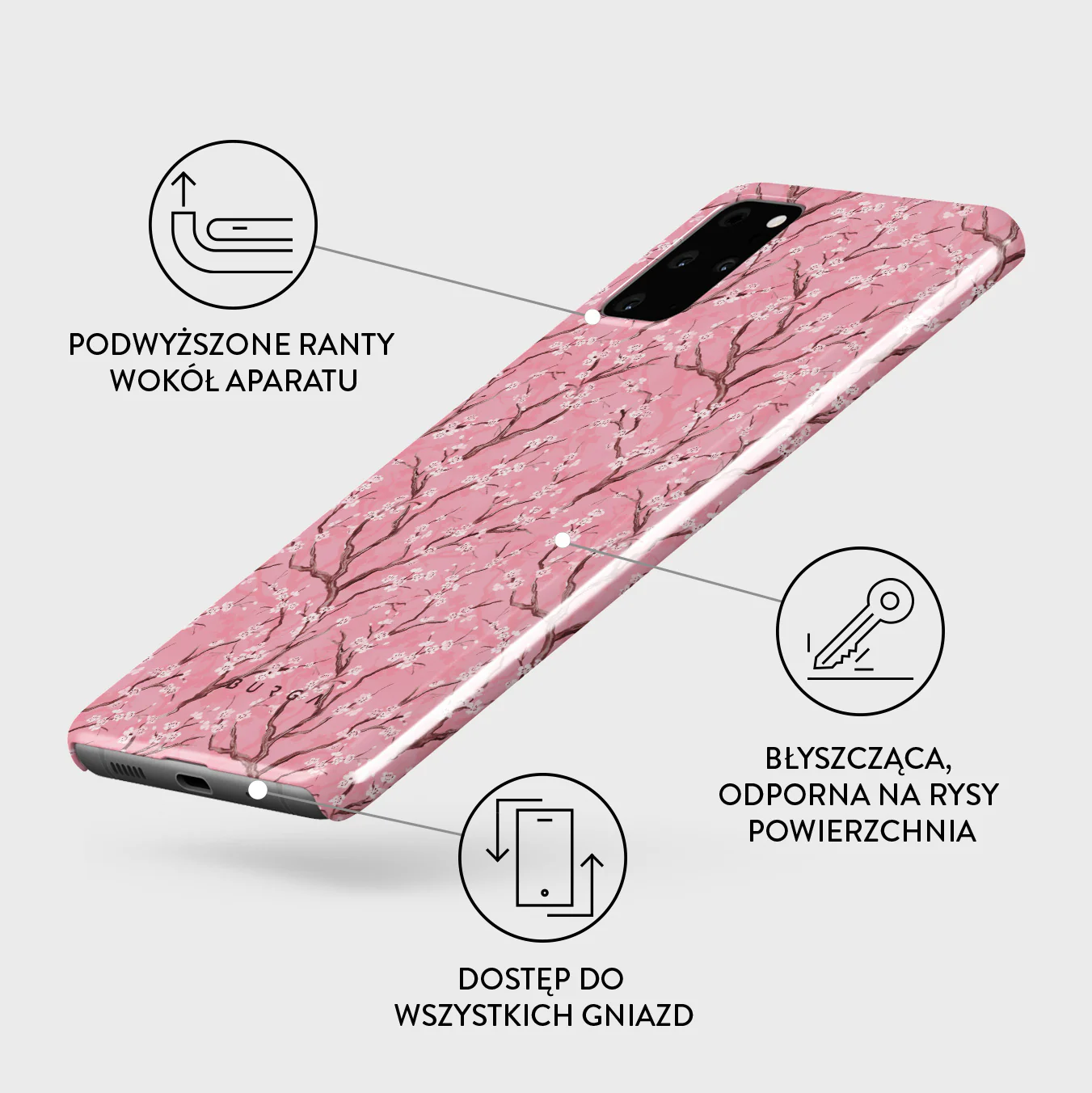 Sakura - Samsung Galaxy S20 Plus 4G / 5G Etui - Image 3