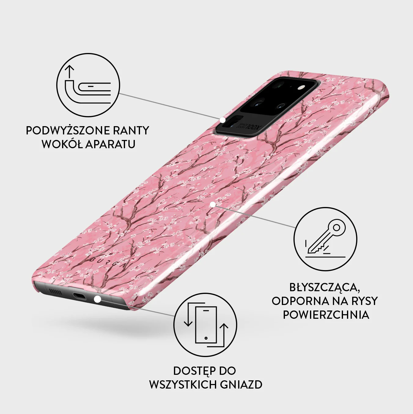 Sakura - Samsung Galaxy S20 Ultra 4G / 5G Etui - Image 3